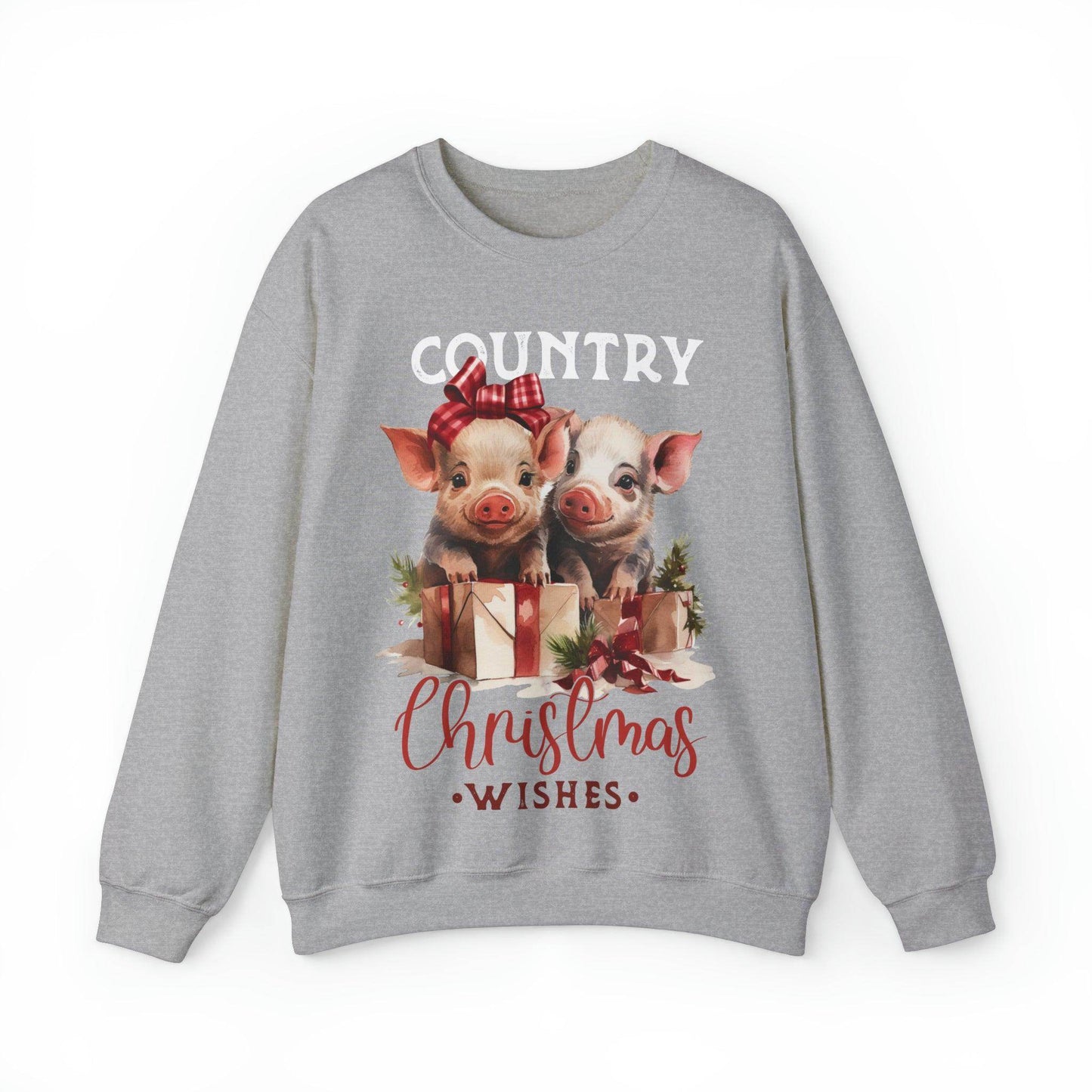 Farm Country Christmas Sweatshirt Christmas in The Barn Sweatshirt Christmas Farm Sweatshirt Christmas Sweater Trendy Christmas Shirt Farmers - Giftsmojo