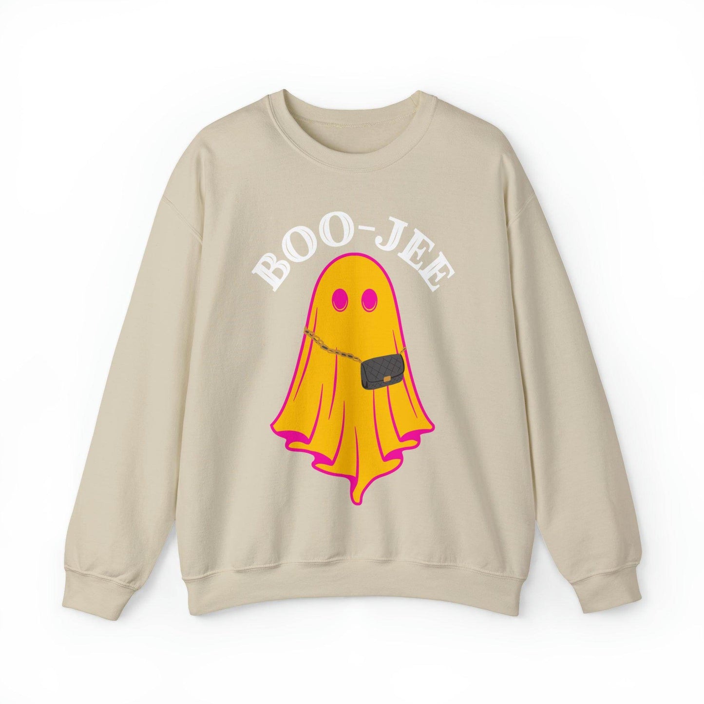 Boo-Jee Sweatshirt, Boo Halloween Sweatshirt, Spooky Ghost Sweatshirt, Boo Jee Shirt, Halloween Ghost Sweatshirt, Halloween Boo Shirt - Giftsmojo