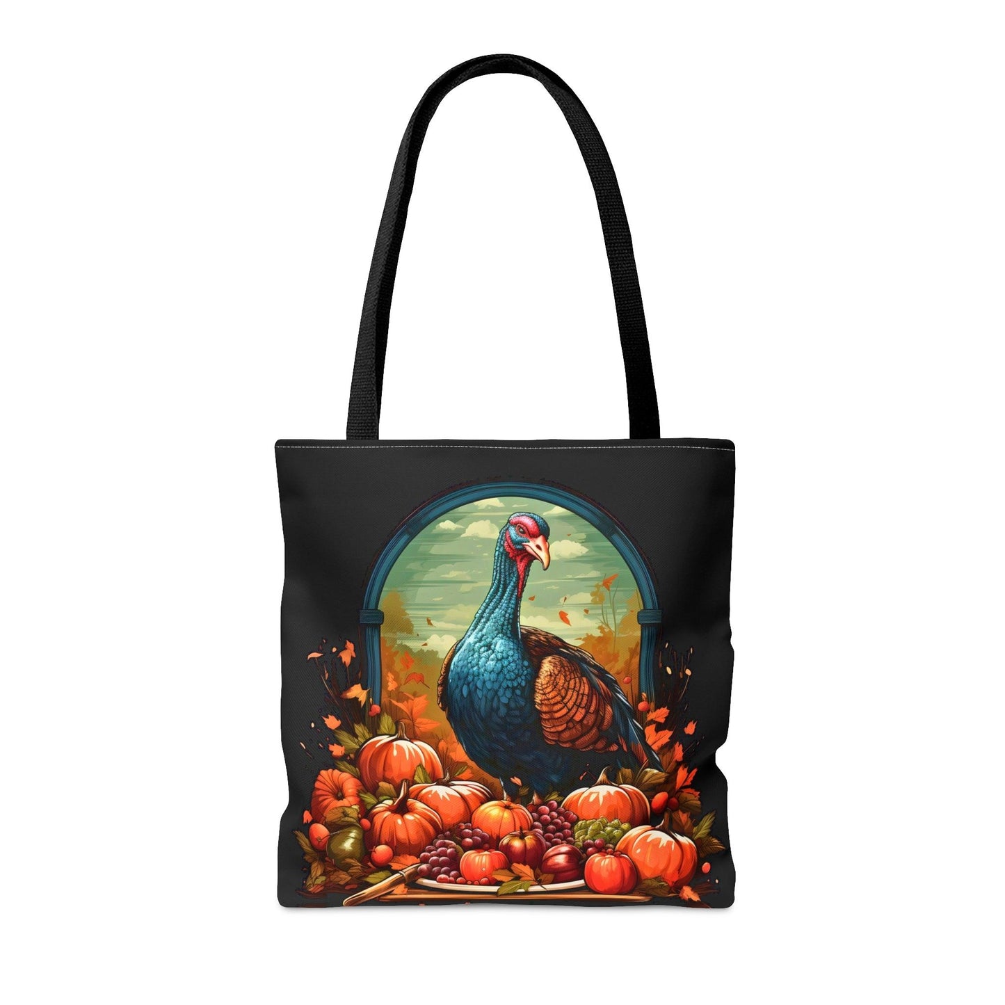 Happy Thanksgiving Bag Fall Bag Turkey Bag Pumpkin Tote Bag Cute Market Bag - Aesthetic Bag, Thanksgiving Gift, Mom Bag Canvas Bag