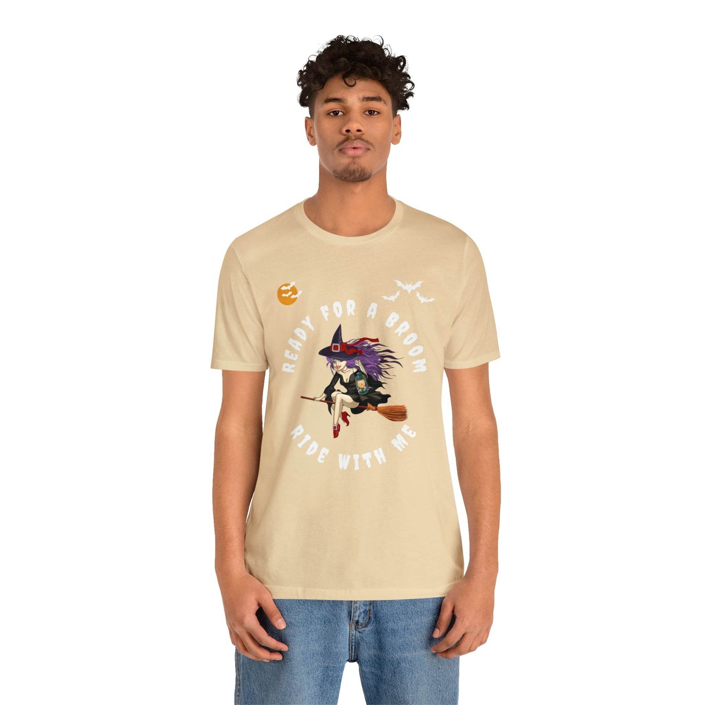 Ready for a Broom Ride with Me Halloween shirt, Witch shirt, Halloween tshirt, Halloween outfit, Work Halloween Costume - Giftsmojo