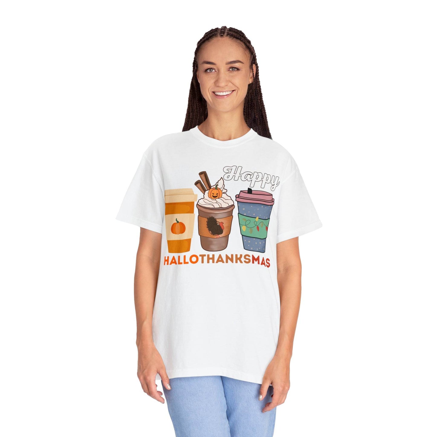 HALLOTHANKSMAS Gift for Fall Halloween Thanksgiving Christmas Gift - Giftsmojo