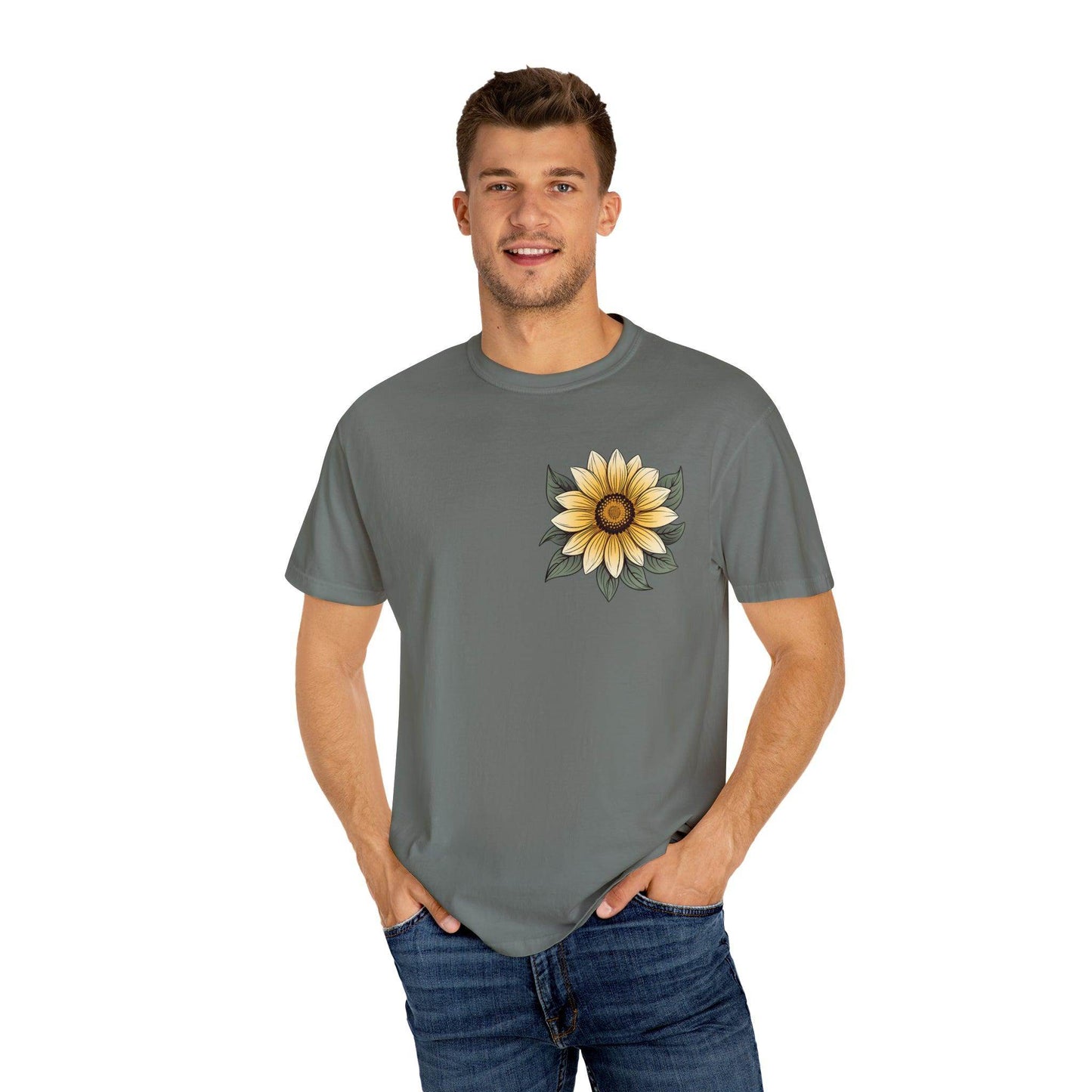 Sunflower Shirt Women Flower Shirt Aesthetic, Floral Graphic Tee Floral Shirt Flower T-shirt, Wild Flower Shirt Gift For Her Wildflower T-shirt - Giftsmojo