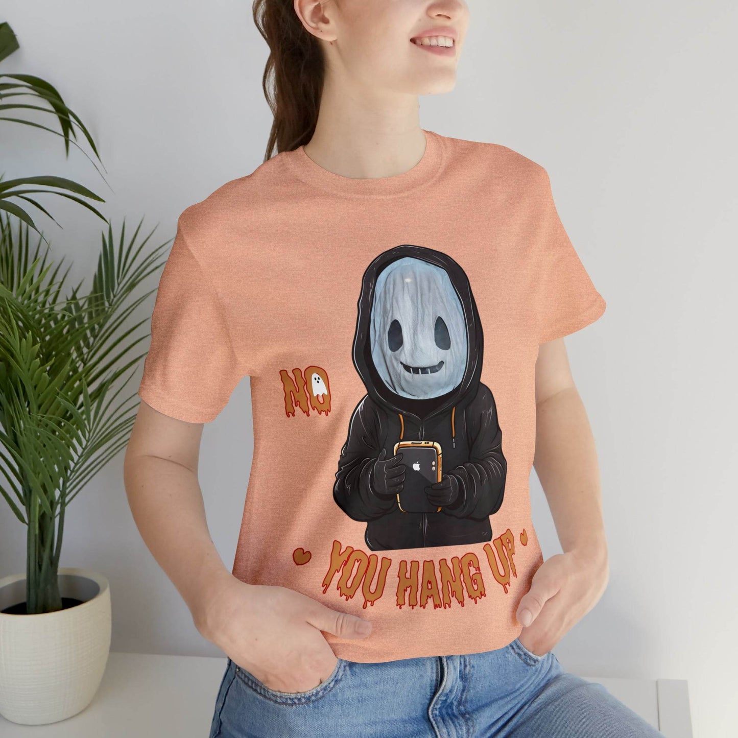 Halloween Shirt No You Hang Up Scary Halloween Costume Fall shirt Spooky Vibes Shirt - Giftsmojo