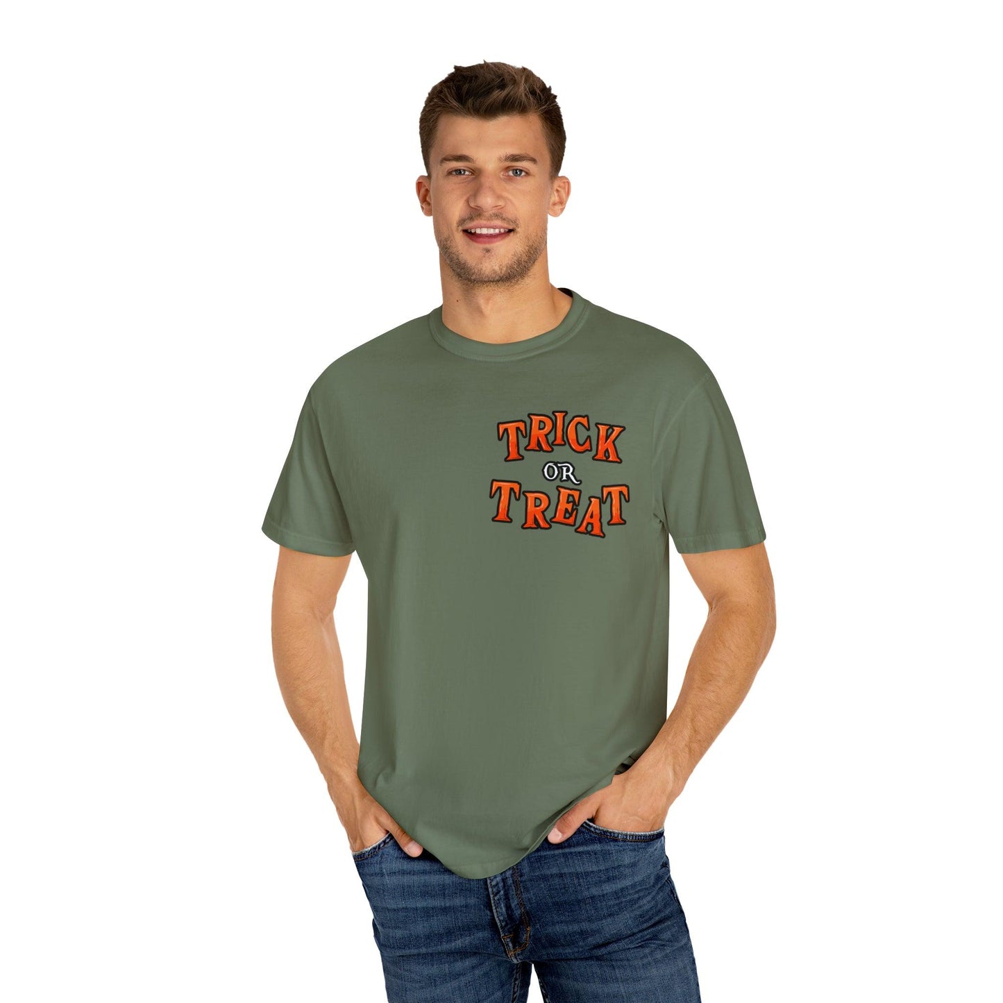 Halloween Party Outfit Trick or Treat Shirt Vintage Shirt Halloween Costume Cute Spooky Shirt, Halloween Gift Halloween T-shirt Trick or Treat Outfit