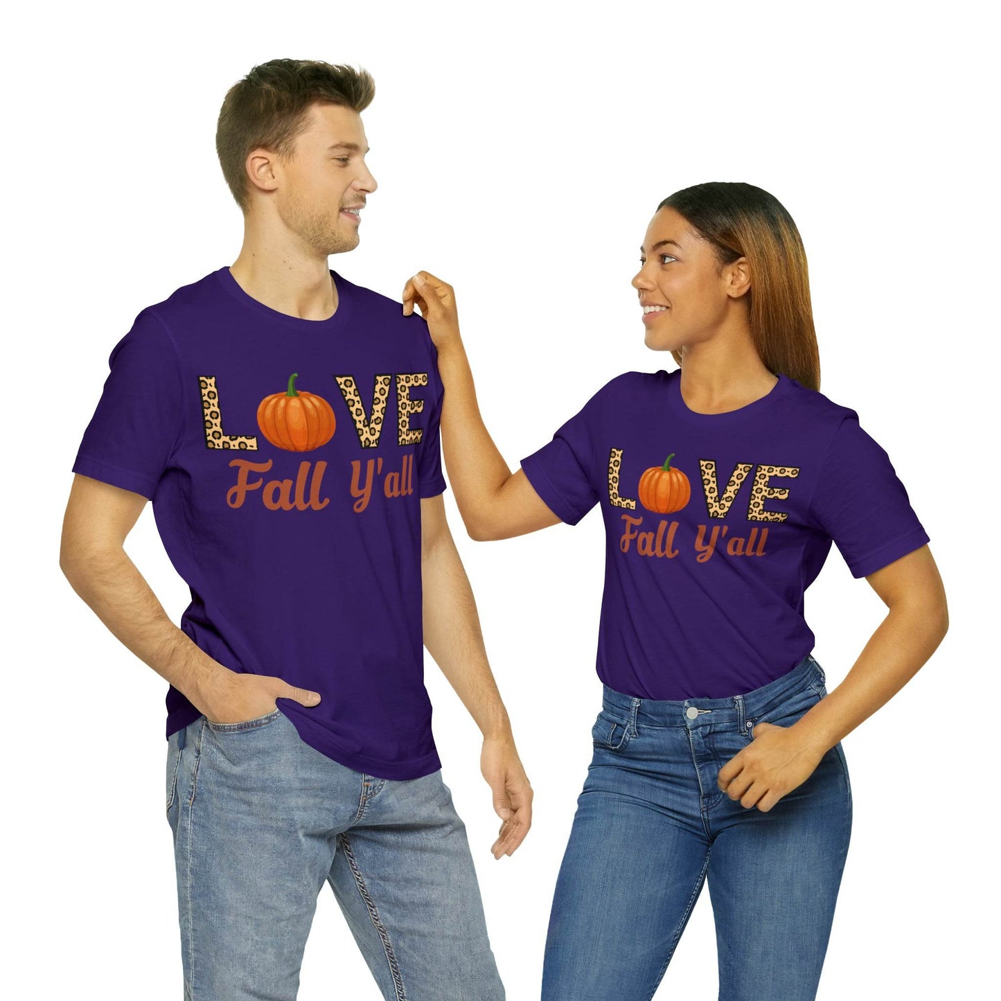 Leopard Print Love Fall Y'all - Giftsmojo