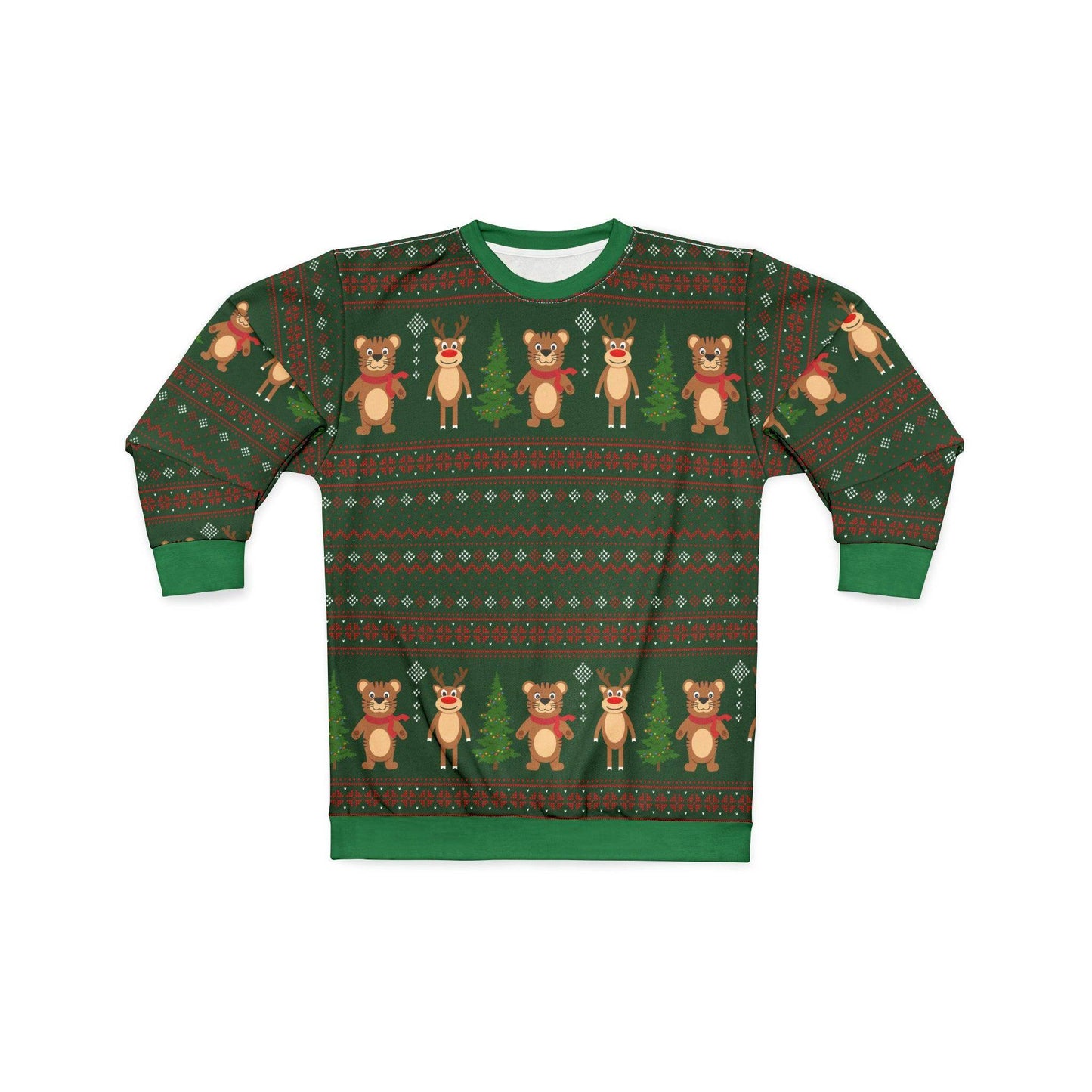 Ugly Christmas Sweatshirt Ugly Christmas Sweater Green Ugly Sweatshirt Full Ugly Christmas Shirt - Giftsmojo