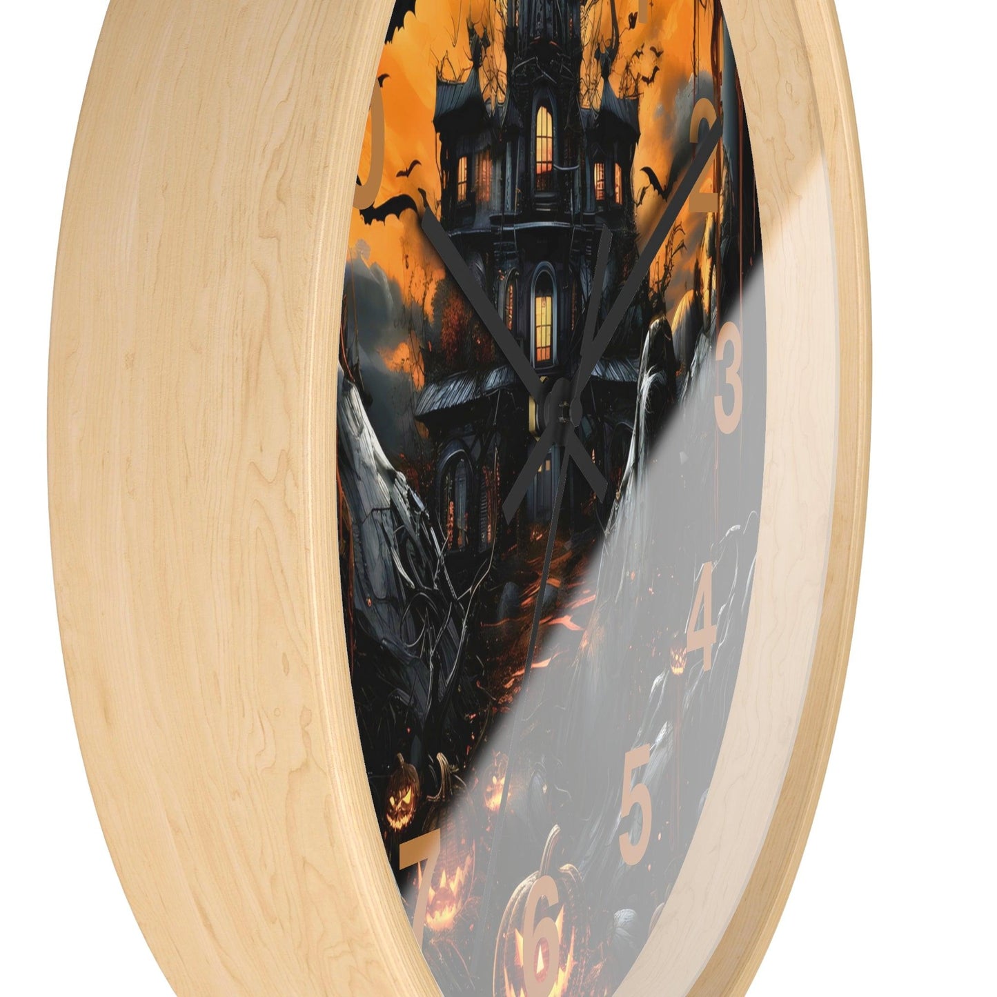 Halloween Ghost Wall Clock Halloween Wall Clocks Halloween Clock Fall Clock Halloween Decor Home decor