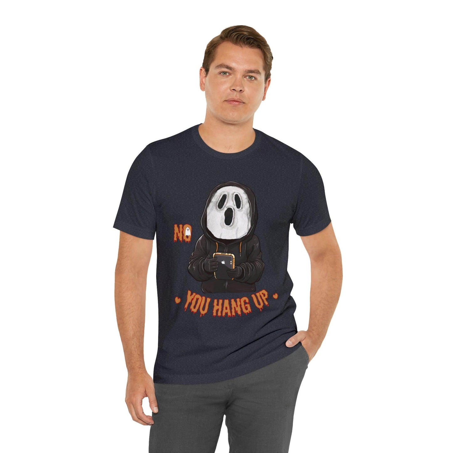 Elevate Your Halloween Style with the Playful 'No You Hang Up' Shirt Spooky shirt - Giftsmojo