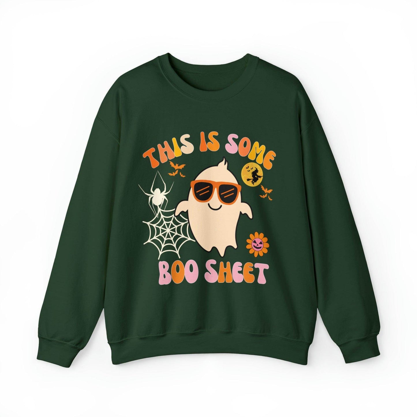 This Is Some Boo Sheet Ghost Sweatshirt Cute Ghost Sweatshirt Boo Ghost Sweatshirt Gift Shirt Funny Halloween Shirt Spooky Season Shirt - Giftsmojo