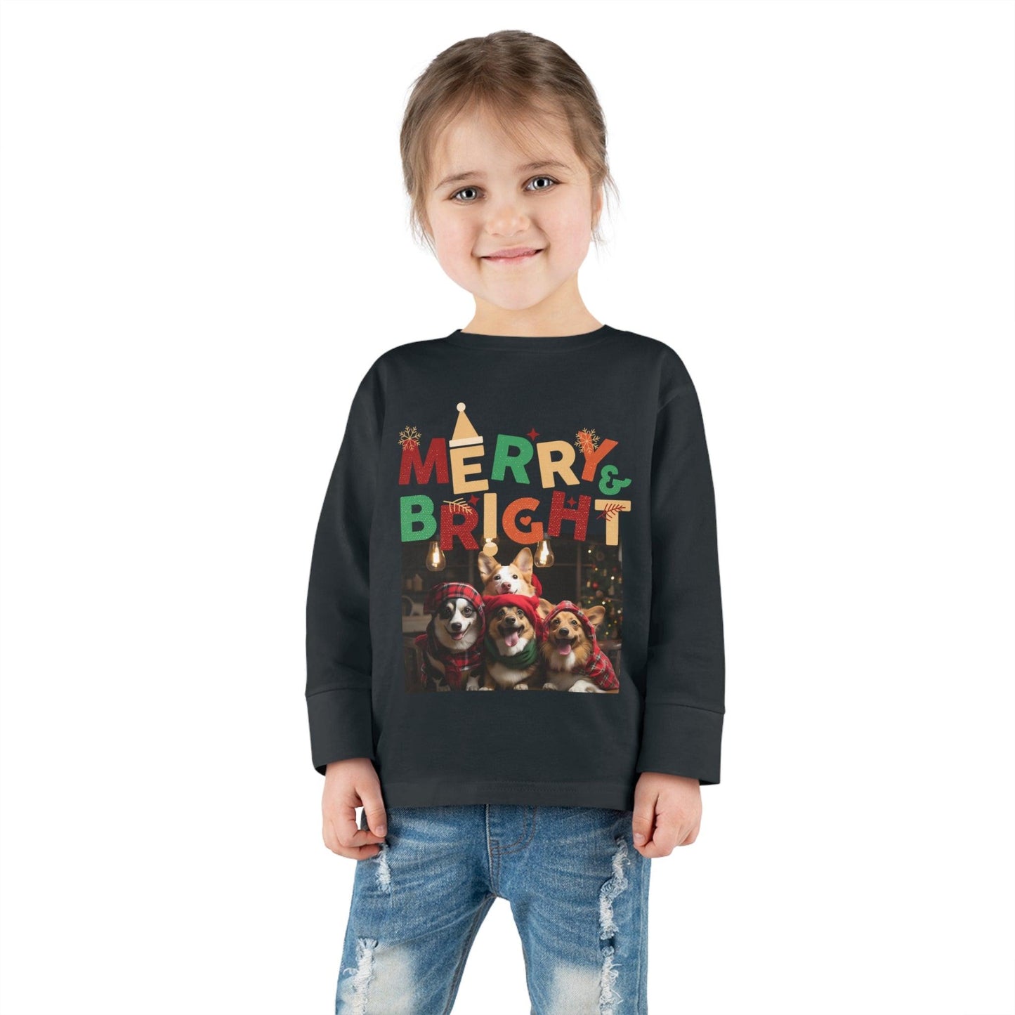 Toddler Christmas Shirt Toddler Christmas Long Sleeve Tee Kids Christmas Gift - Giftsmojo