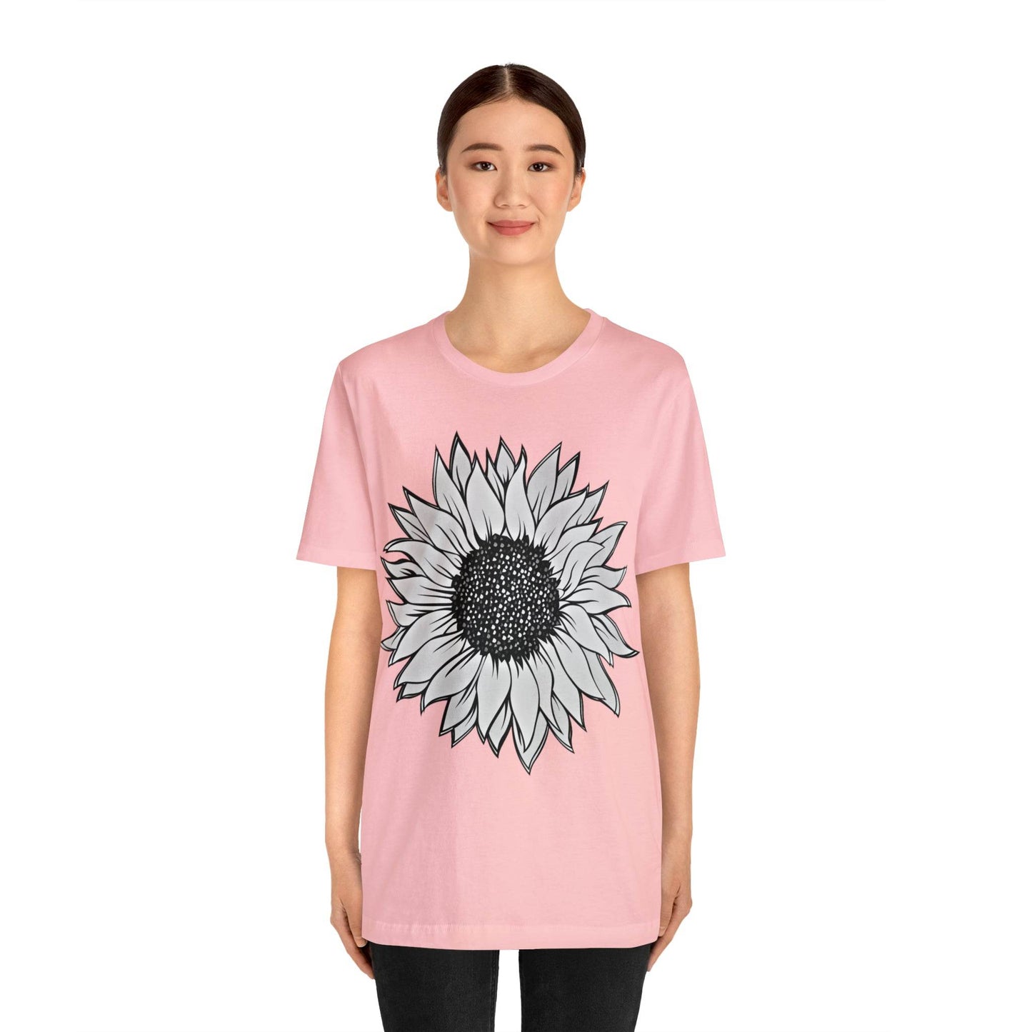 Sunflower Shirt, Floral Tee Shirt, Flower Shirt, Garden Shirt, Womens Fall Summer Shirt Sunshine Tee, Gift for Gardener, Nature love - Giftsmojo
