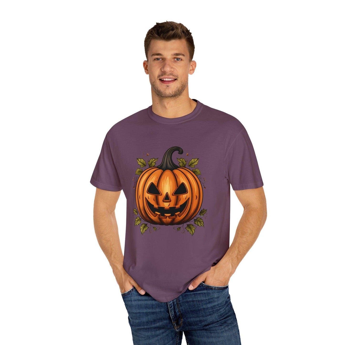 Scary Pumpkin Shirt, Halloween Shirt, Halloween Costume Pumpkin Costume Laughing Pumpkin Tee Fall tshirt Fall Shirt Halloween Gift - Giftsmojo