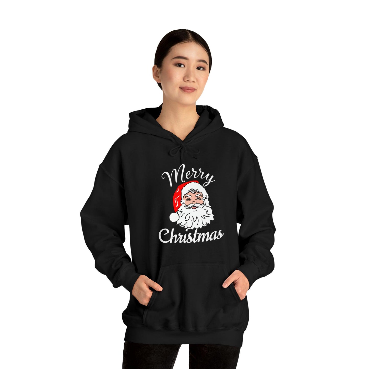 Santa Hoodie, Merry Christmas Hooded Sweatshirt, Christmas Shirt, Christmas Gift