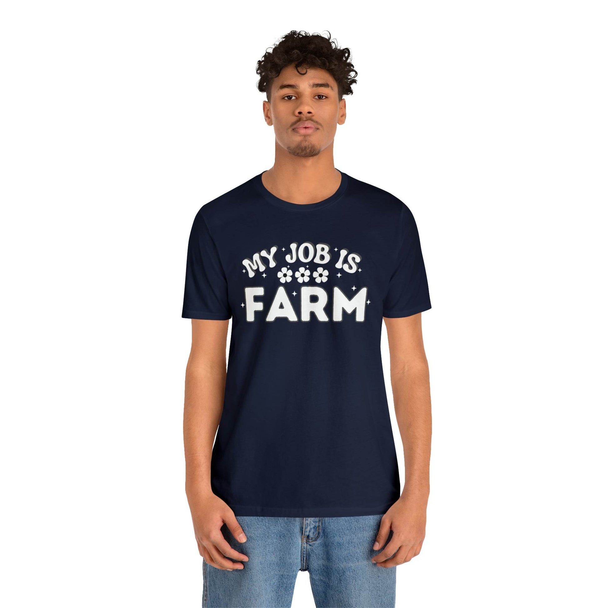 My Job is Farm Shirt Farmer Shirt Farming Shirt Homestead Gardening Shirt Farmers, Farmhand, Livestock Farmer, Crop Grower Horticulturist, Animal Scientist, Agricultural Engineer Environmental Scientist,  - Giftsmojo