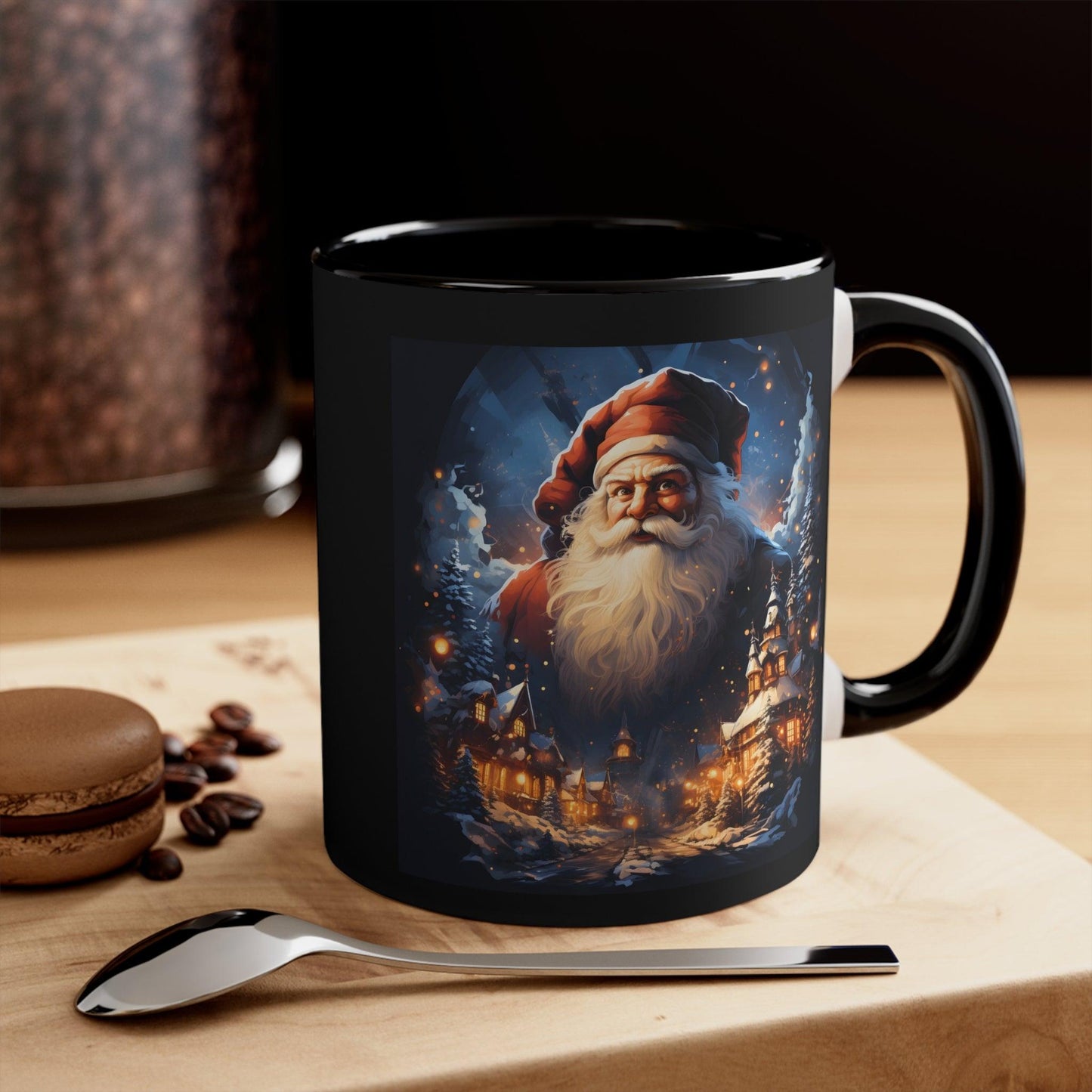 Santa Mug, Merry Christmas Coffee Mug, Christmas Coffee mug Hot Cocoa Mug 11oz Christmas Gift for Coffee lovers - Giftsmojo