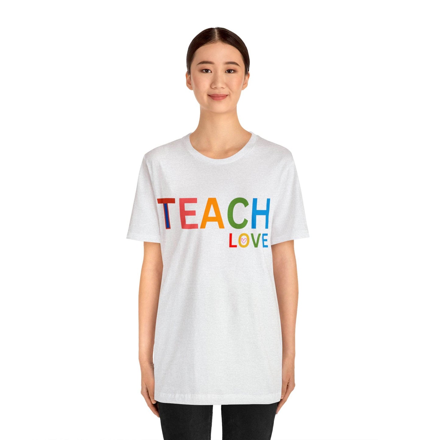 I Teach Love Shirt, Teacher Shirt, Teacher Appreciation Gift for Teachers - Giftsmojo