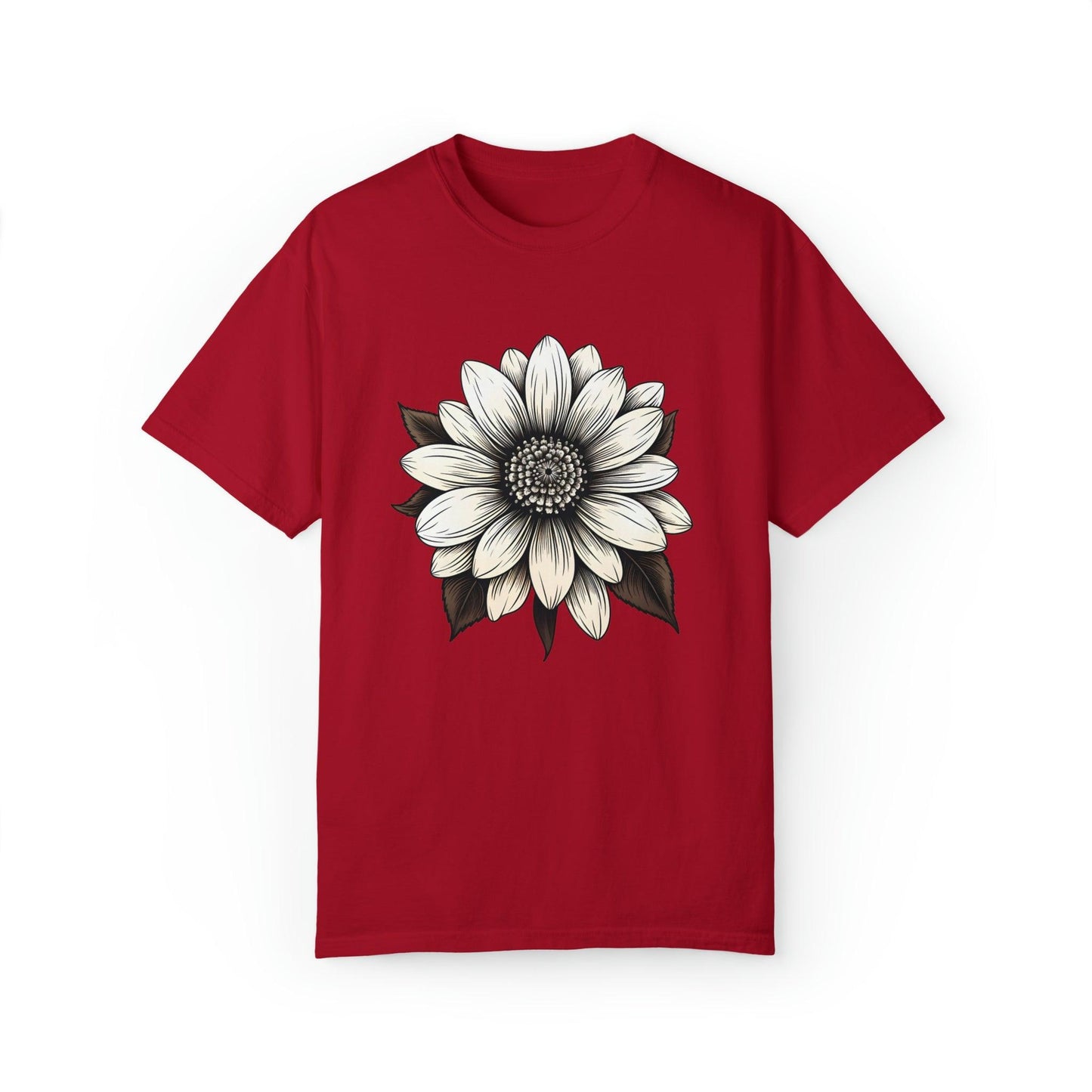 Sunflower Shirt Flower Shirt Aesthetic Women Top Floral Graphic Tee Floral Shirt Flower T-shirt, Wild Flower Shirt Gift For Her