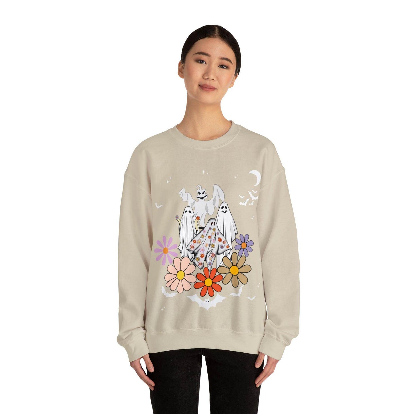 Retro Floral Ghost Halloween Costume: Timeless Elegance and Spooky Thrills - Giftsmojo