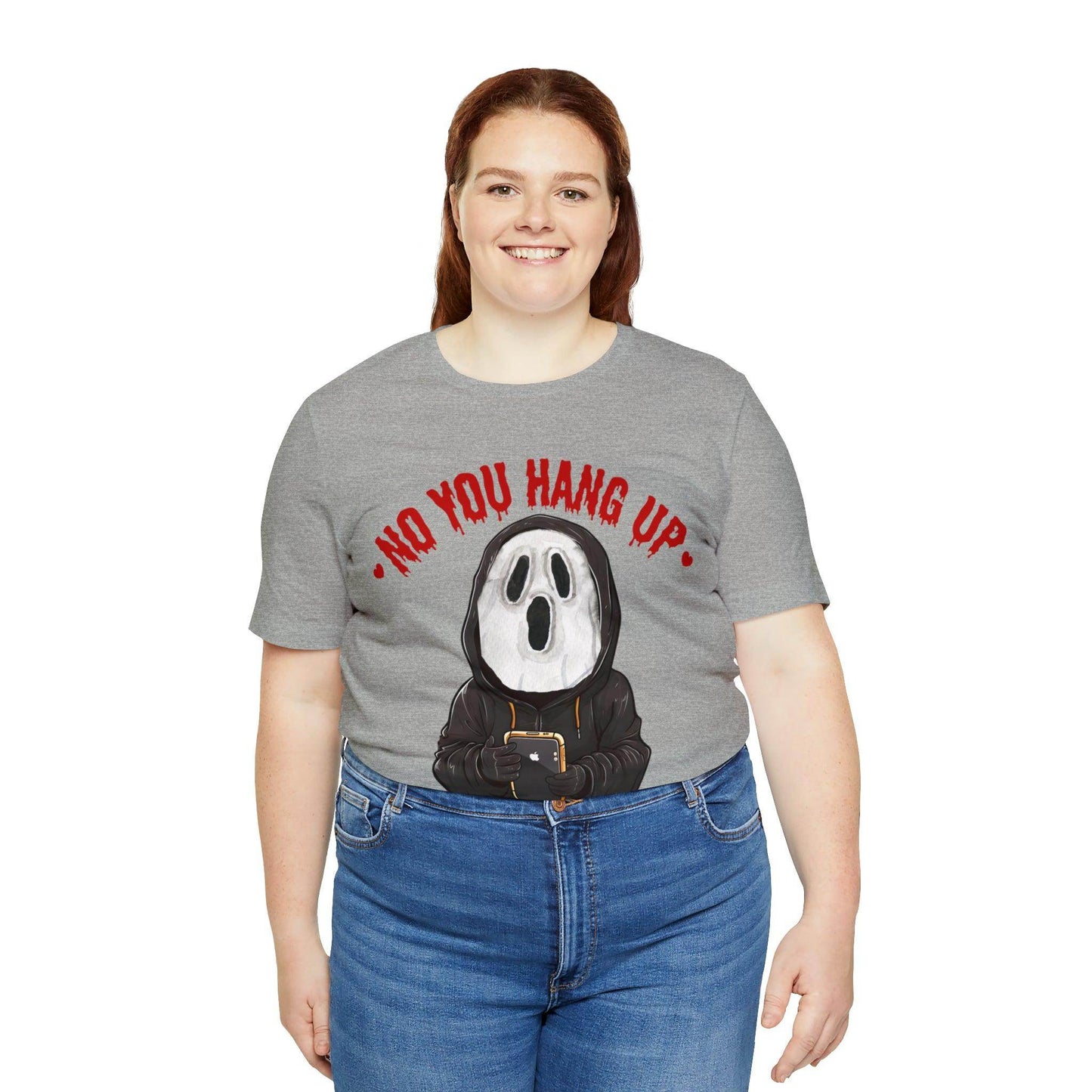 No You Hang Up Scary Halloween Costume Halloween Shirt Playful and Spooky Charm Fall Shirt - Giftsmojo