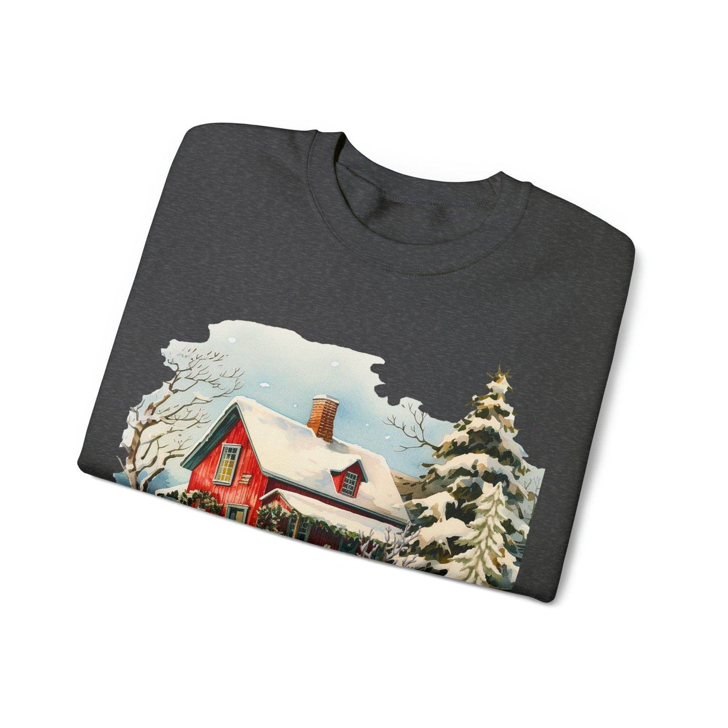 Small Town Christmas Sweatshirt Christmas on The Farm Sweatshirt Mooey Christmas Farm Sweatshirt Christmas Sweater Trendy Christmas Shirt Farmers - Giftsmojo