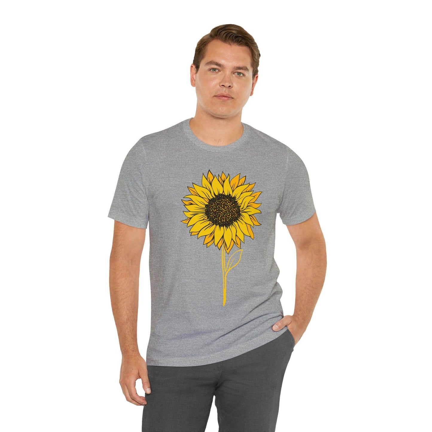 Sunflower Shirt, Floral Tee Shirt, Flower Shirt, Garden Shirt, Womens Fall Summer Shirt Sunshine Tee, Gift for Gardener, Nature love T shirt - Giftsmojo