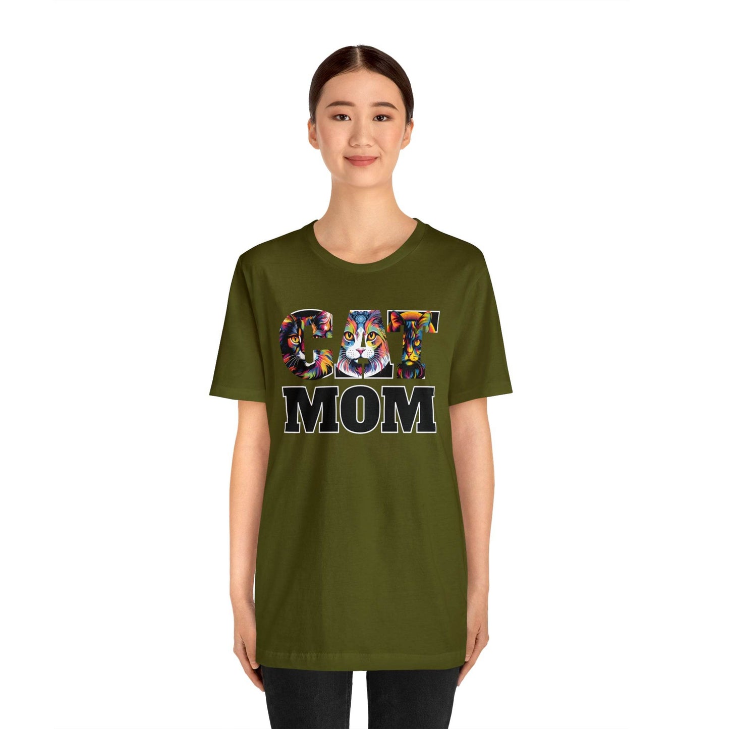 Vintage Cat Shirt Retro Cat Mom Tshirt Animal Lover Gift Cat T Shirt Cat Mom Gift Cat Lover Gift - Cat Lover Shirt Trendy Shirt for Cat Mom - Giftsmojo