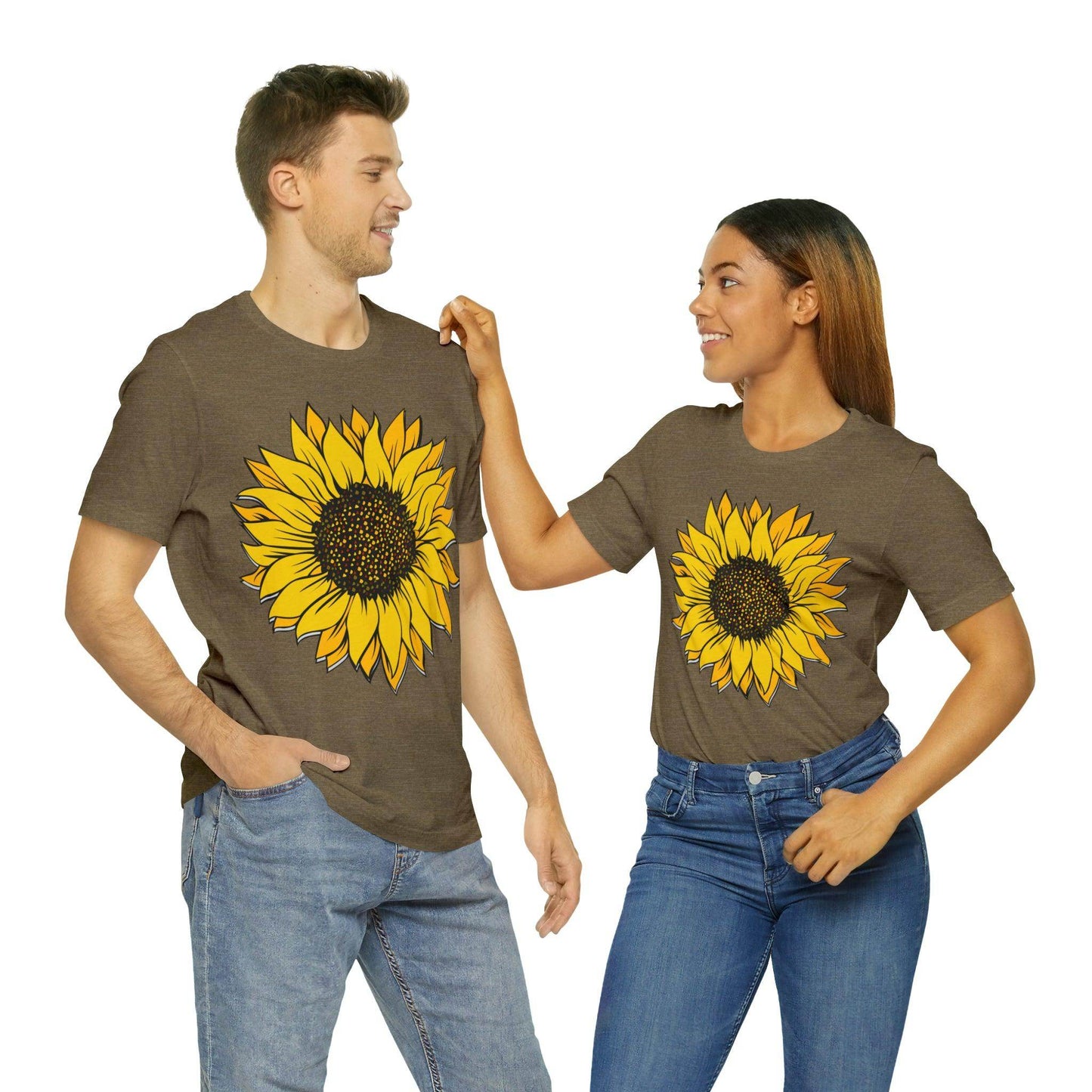 Sunflower Shirt, Floral Tee Shirt, Flower Shirt, Garden Shirt, Womens Fall Summer Shirt Sunshine Tee, Gift for Gardener, Nature lover shirt - Giftsmojo