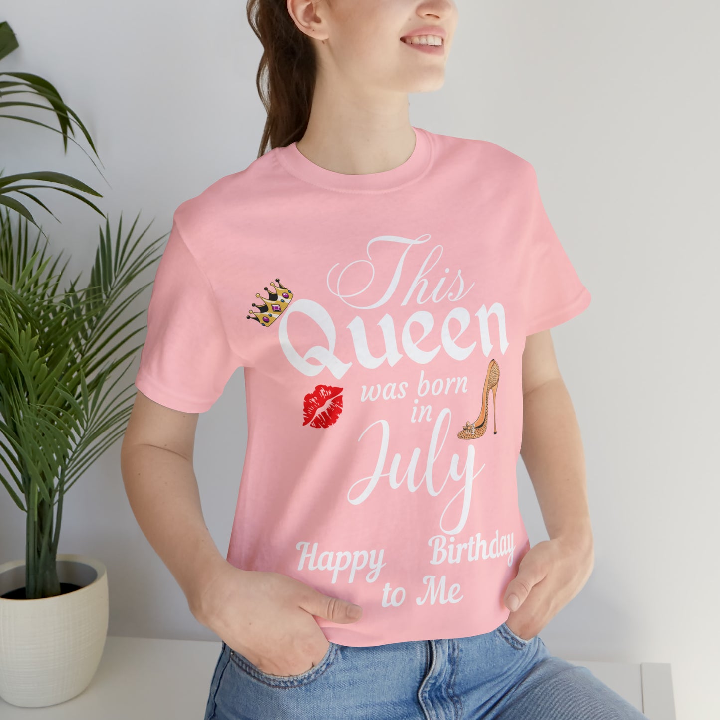 Birthday Queen Shirt, Gift for Birthday, This Queen was born in July Shirt, Funny Queen Shirt, Funny Birthday Shirt, Birthday Gift