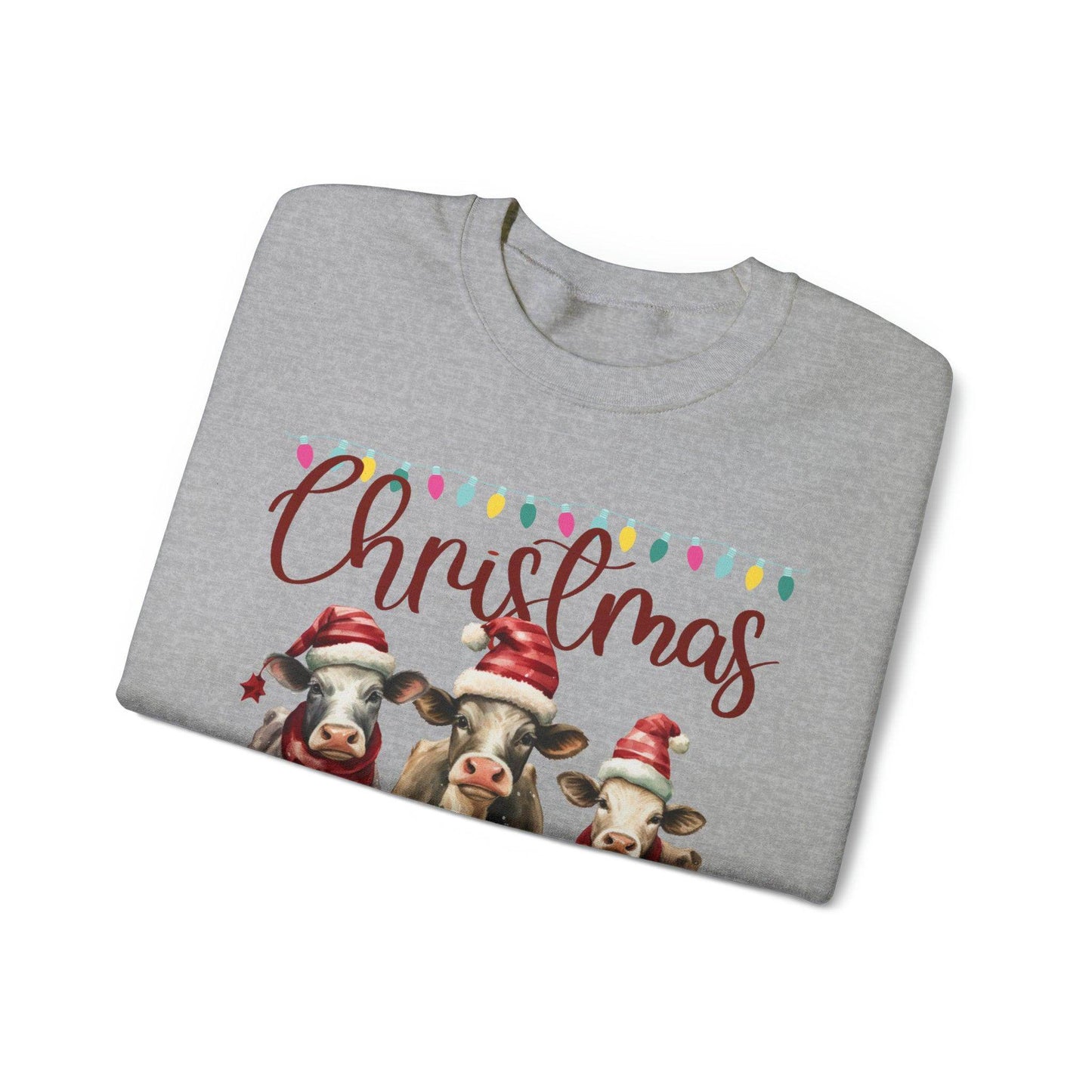 Farm Christmas Sweatshirt Christmas in The Barn Sweatshirt Christmas Farm Sweatshirt Christmas Sweater Trendy Christmas Shirt Farmers - Giftsmojo