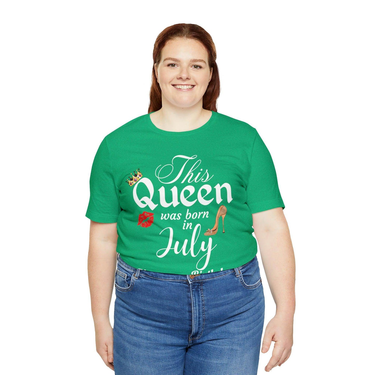 Birthday Queen Shirt, Gift for Birthday, This Queen was born in July Shirt, Funny Queen Shirt, Funny Birthday Shirt, Birthday Gift - Giftsmojo