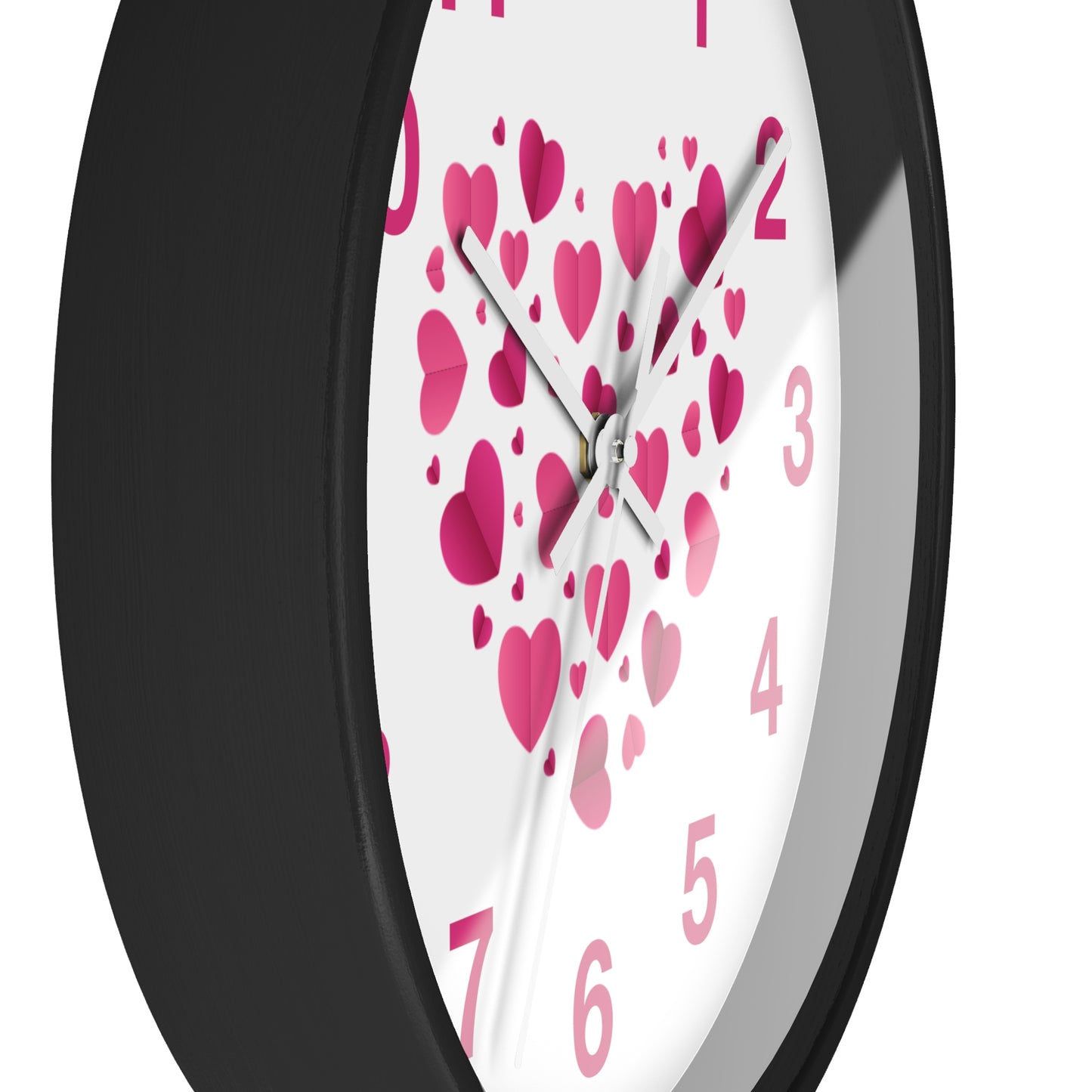Hearts Wall Clock Love Clock, Romantic Home Decor Valentine's Day Gift Anniversary Gift