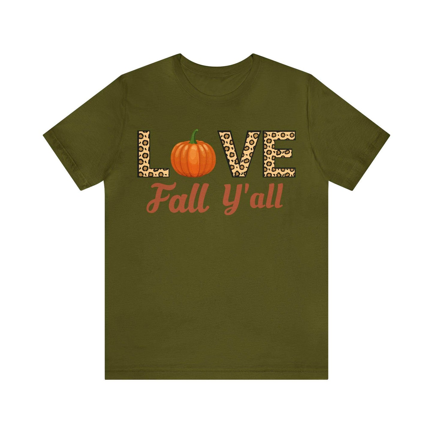 Leopard Print Love Fall Y'all - Giftsmojo