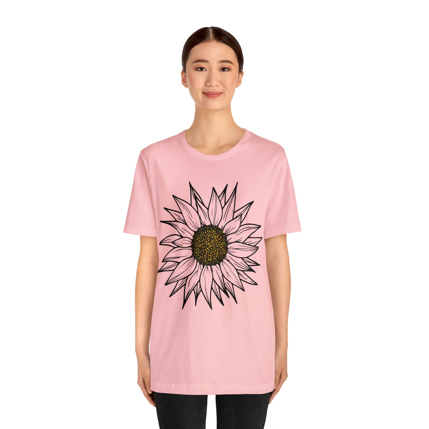 Sunflower Shirt, Floral Tee Shirt, Flower Shirt, Garden Shirt, Womens Fall Summer Shirt Sunshine Tee, Gift for Gardener, Nature love shirt