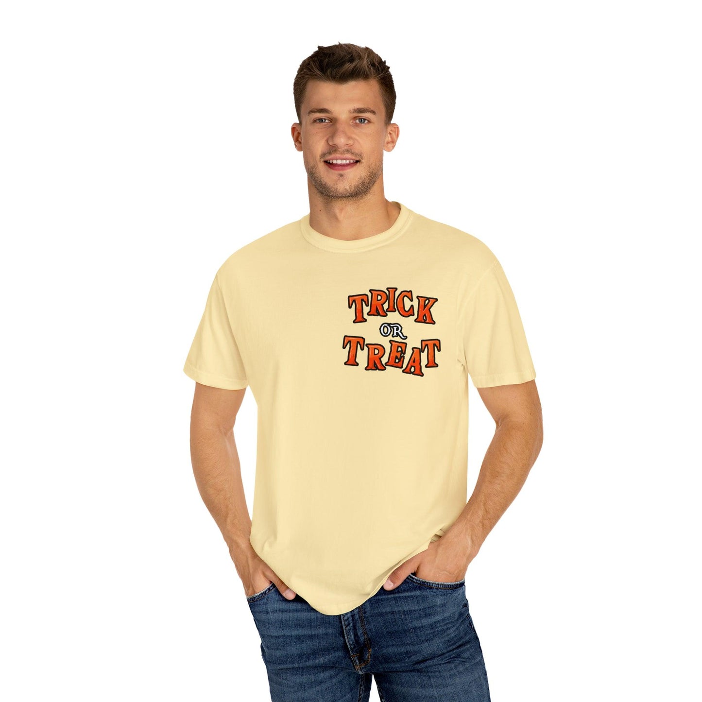 Halloween Party Outfit Trick or Treat Shirt Vintage Shirt Halloween Costume Cute Spooky Shirt, Halloween Gift Halloween T-shirt Trick or Treat Outfit