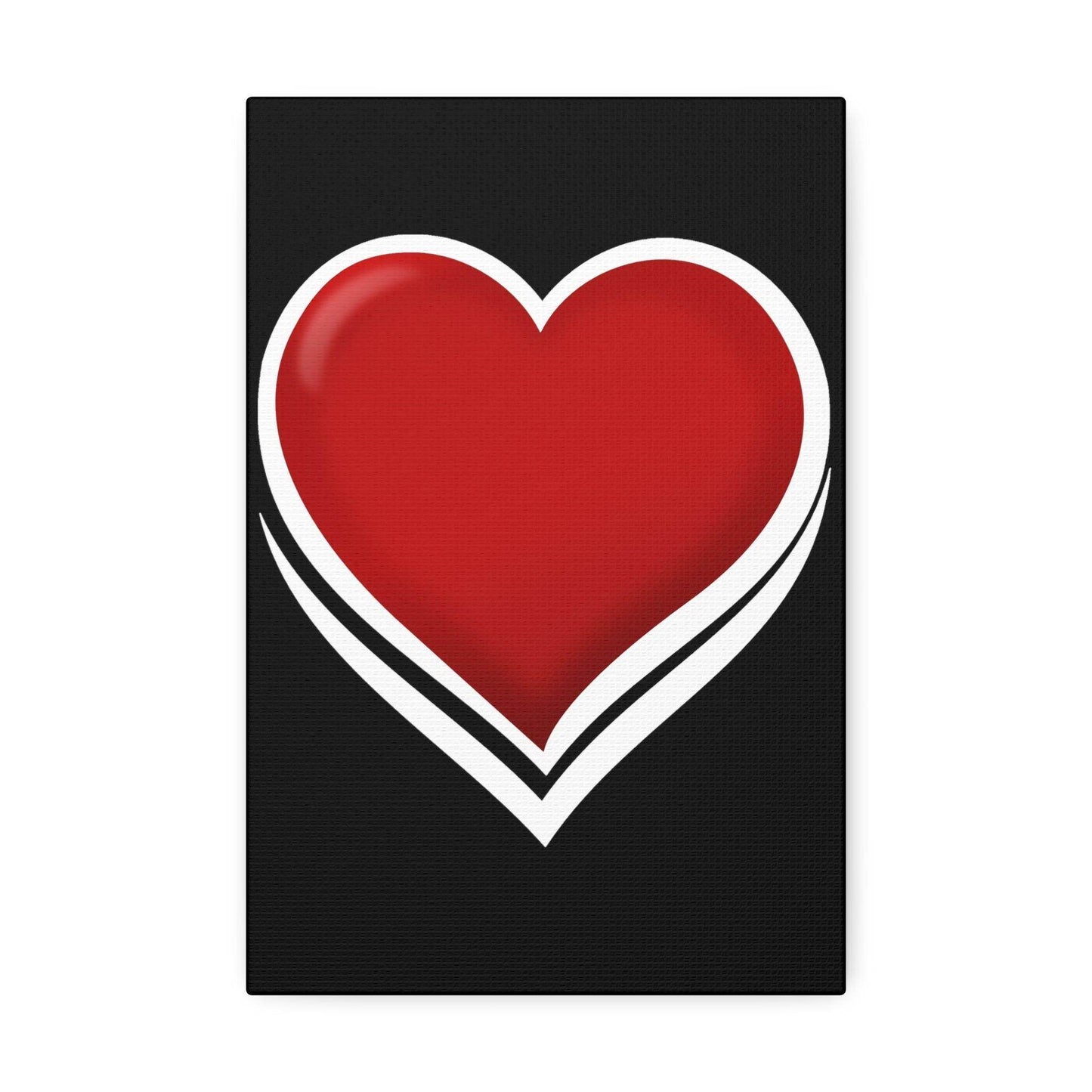 Heart Canvas, gift for mom, gift for her, gift for girlfriend, home decor gift, valentine gift, - Giftsmojo