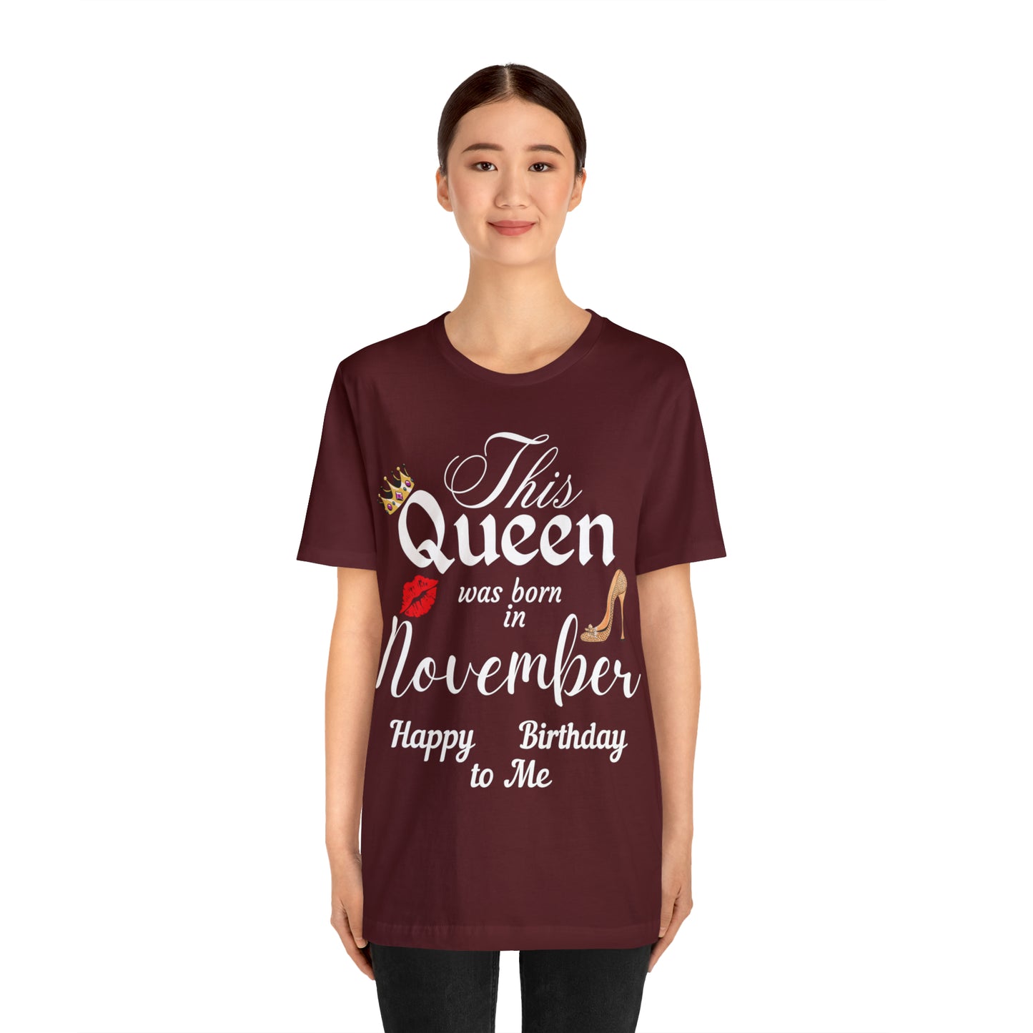 Birthday Queen Shirt, Gift for Birthday, This Queen was born in November Shirt, Funny Queen Shirt, Funny Birthday Shirt, Birthday Gift