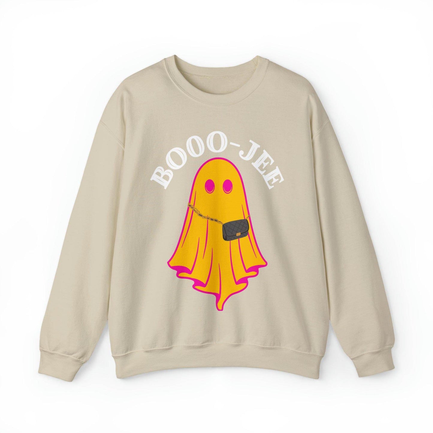 Booo-Jee Sweatshirt, Boo Halloween Sweatshirt, Spooky Ghost Sweatshirt, Boo Jee Shirt, Halloween Ghost Sweatshirt, Halloween Boo Shirt - Giftsmojo