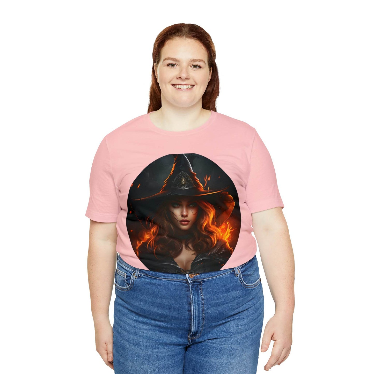 Spooky Witch Costume Spooky Season Vintage Halloween Shirt Moon Goddess Witch Shirt Halloween Costume Witch Shirt Women Halloween Party Tee - Giftsmojo
