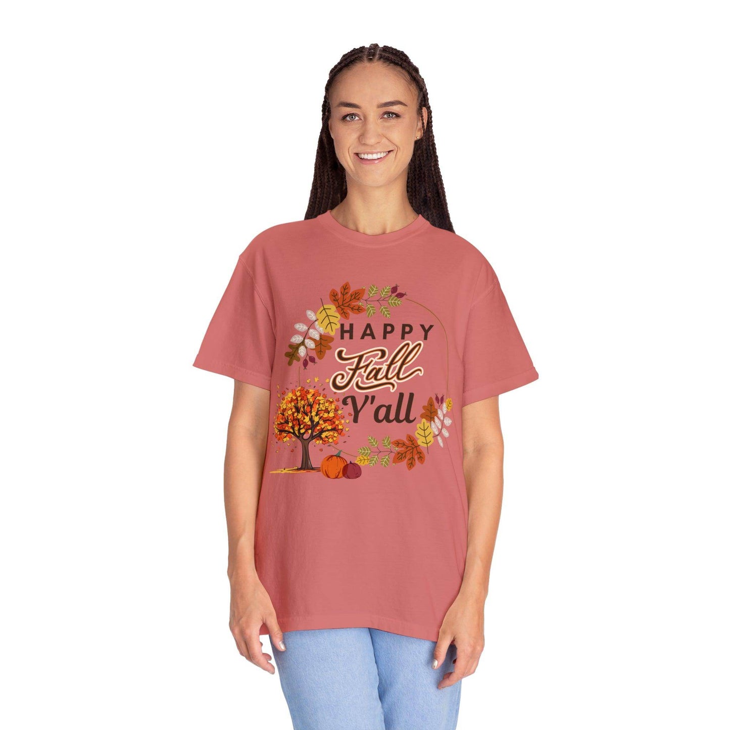 Happy Fall Y'all Gift for Fall, Funny Fall Shirts Gift, Autumn Tee, Fall TShirt - Giftsmojo