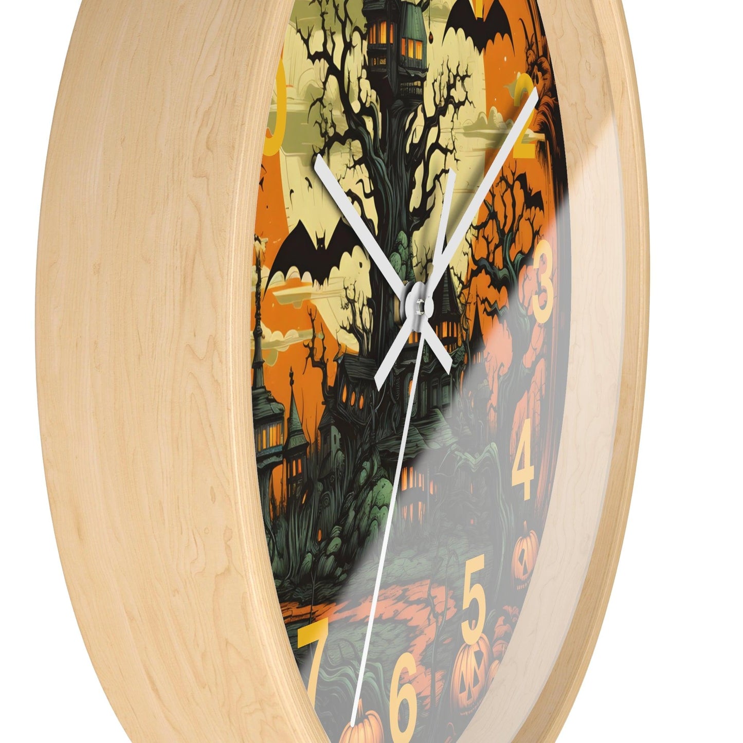 Halloween decor Halloween Ghost Wall Clock Halloween Wall Clocks Halloween Clock Fall Clock Halloween Decor