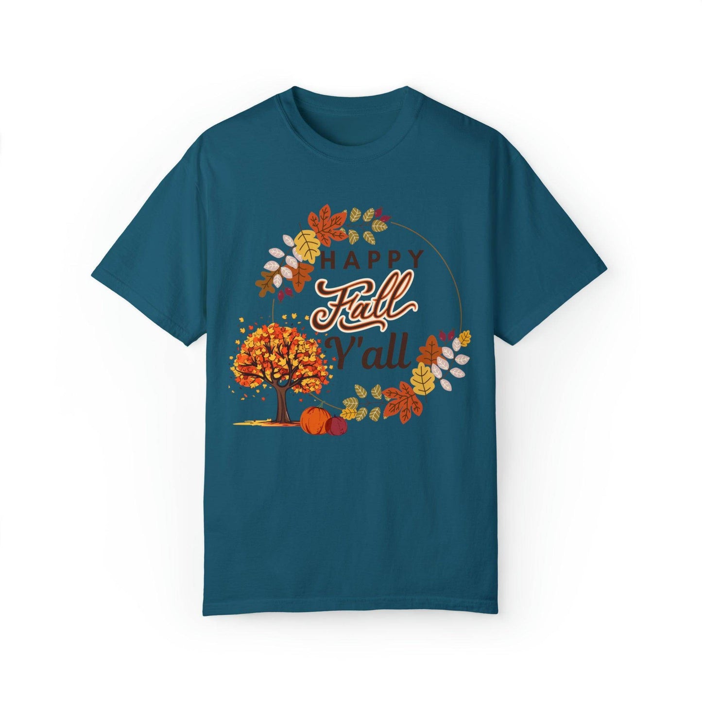 Happy Fall Y'all Gift for Fall, Funny Fall Shirts Gift, Autumn Tee, Fall TShirt - Giftsmojo