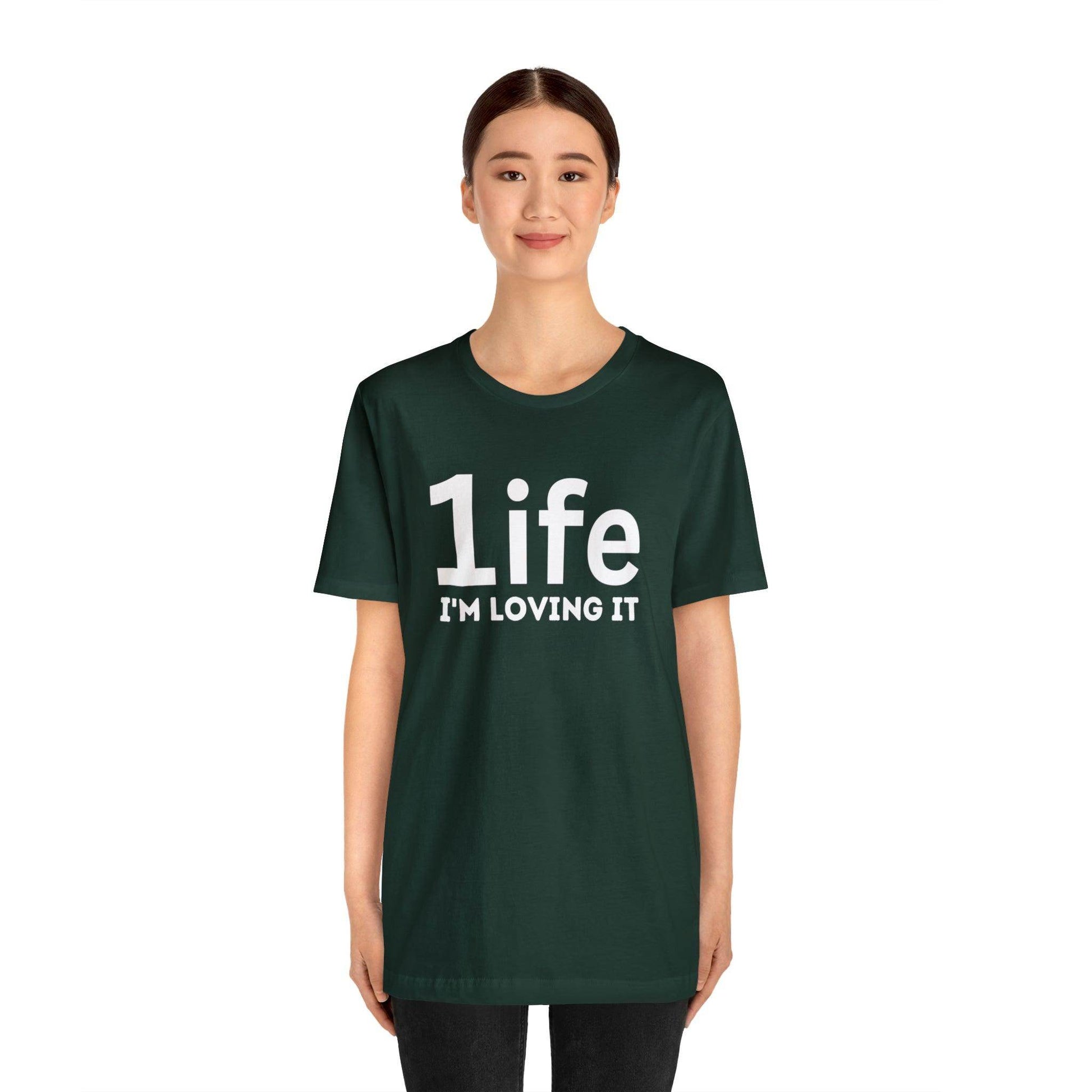 One life I'M Loving It Shirt Retro 1life shirt Live Your Life You Only Have One Life To Live Retro Shirt - Giftsmojo