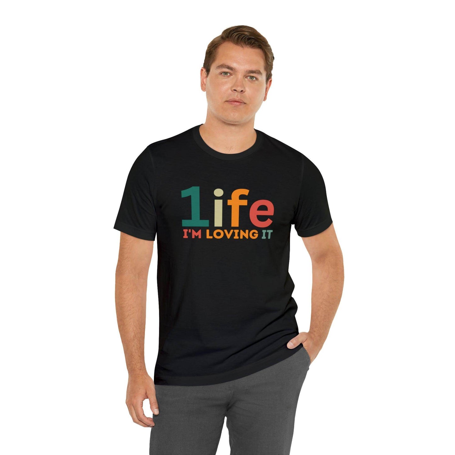 One life I'M Loving It Shirt Retro 1life shirt Live Your Life You Only Have One Life To Live Retro Shirt - Giftsmojo