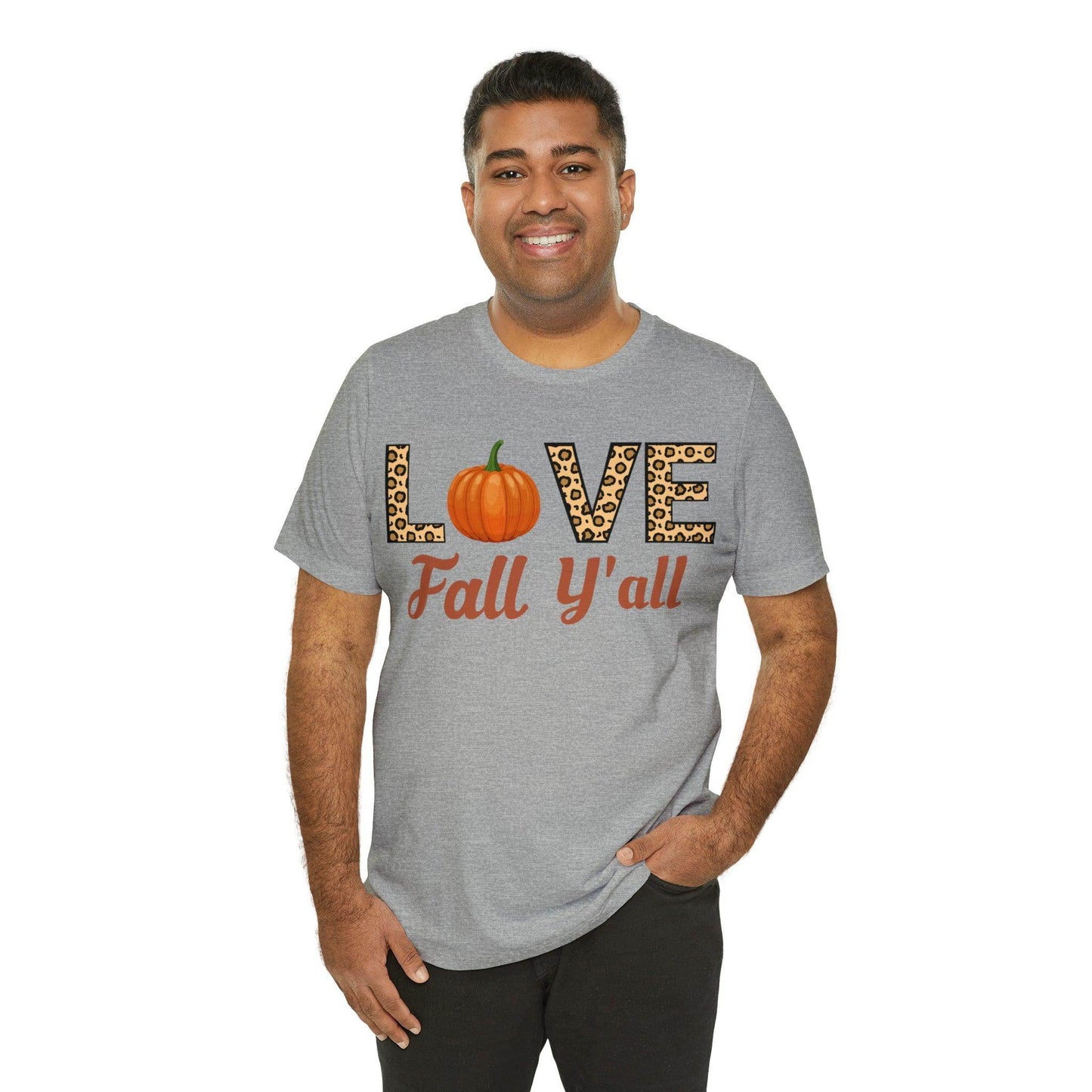 Leopard Print Love Fall Y'all - Giftsmojo