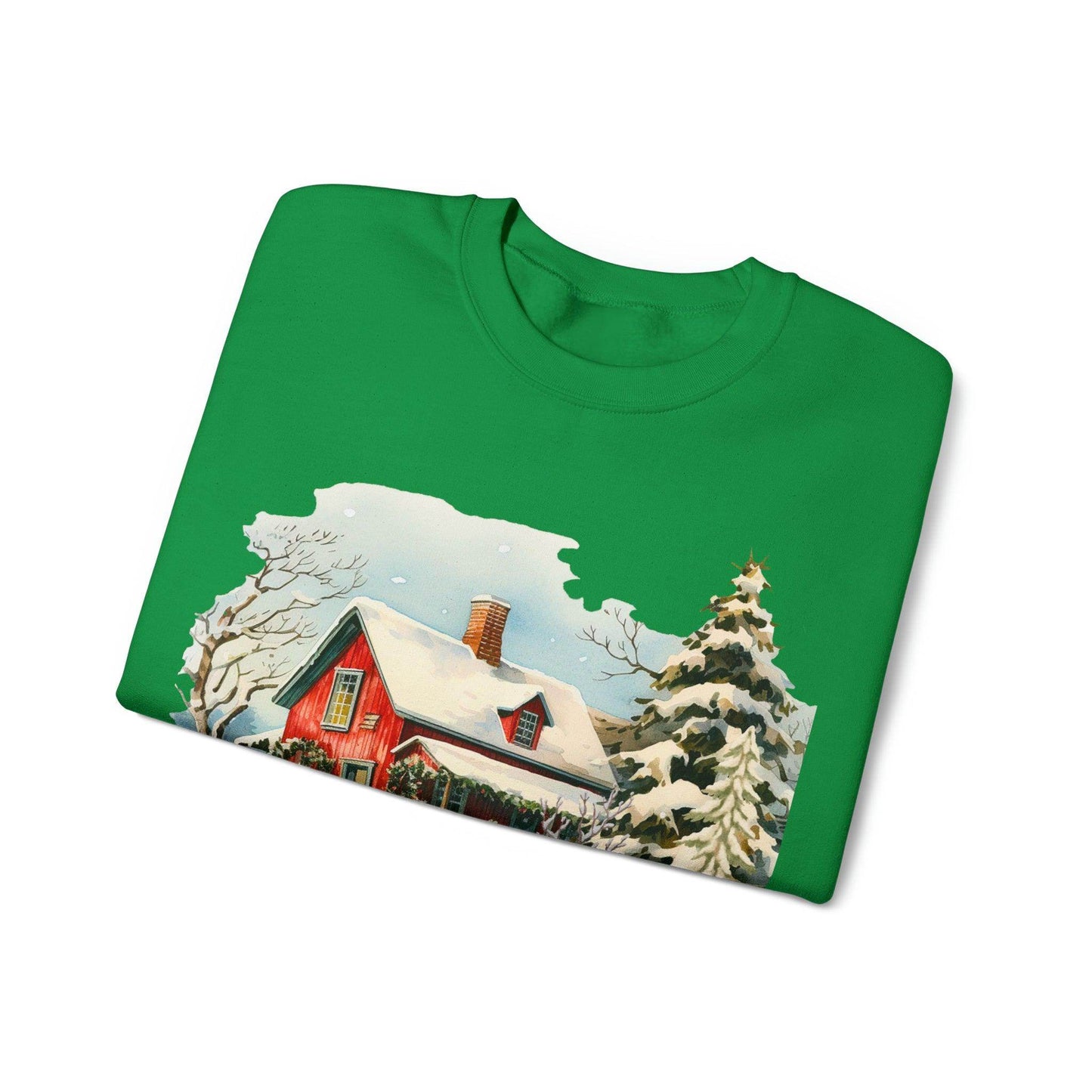 Small Town Christmas Sweatshirt Christmas on The Farm Sweatshirt Mooey Christmas Farm Sweatshirt Christmas Sweater Trendy Christmas Shirt Farmers - Giftsmojo