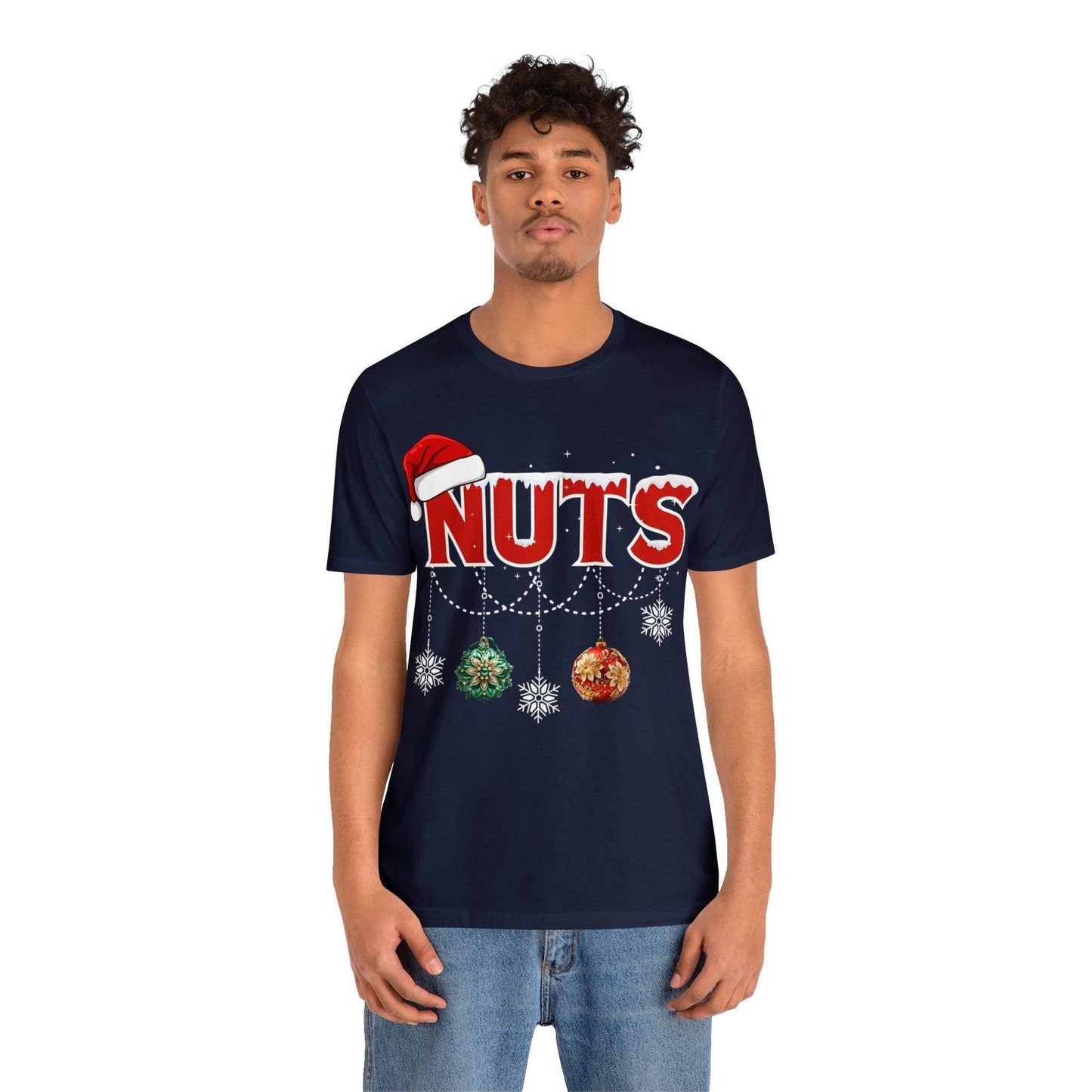 Funny Christmas Matching Shirts Chest Nuts Couples Matching Shirts - Giftsmojo