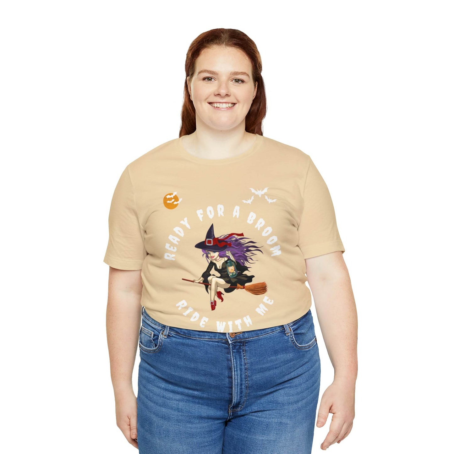 Ready for a Broom Ride with Me Halloween shirt, Witch shirt, Halloween tshirt, Halloween outfit, Work Halloween Costume - Giftsmojo