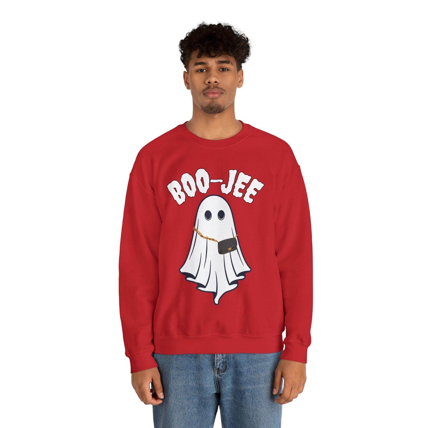 Boo-Jee Sweatshirt, Boo Halloween Sweatshirt, Spooky Ghost Sweatshirt, Boo Jee Shirt, Halloween Ghost Sweatshirt, Halloween Boo Shirt - Giftsmojo