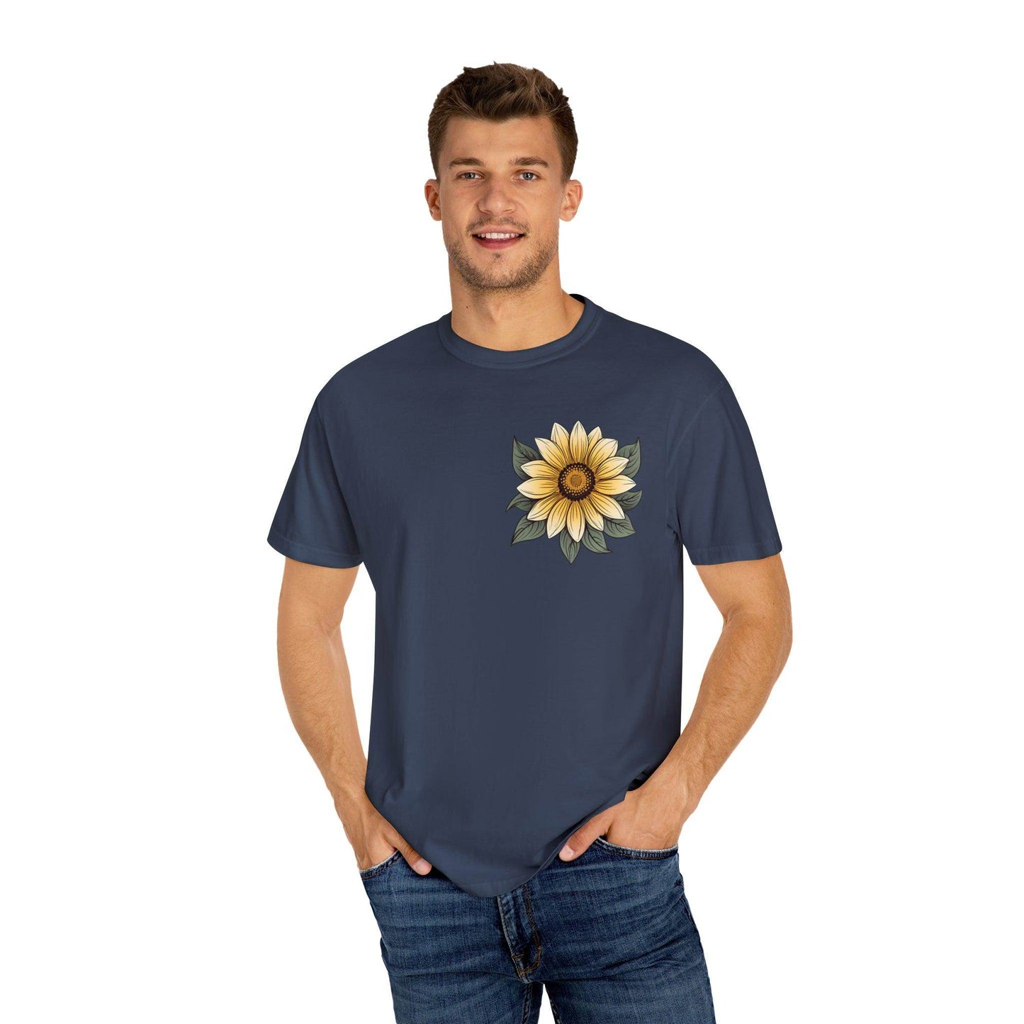 Sunflower Shirt Women Flower Shirt Aesthetic, Floral Graphic Tee Floral Shirt Flower T-shirt, Wild Flower Shirt Gift For Her Wildflower T-shirt - Giftsmojo