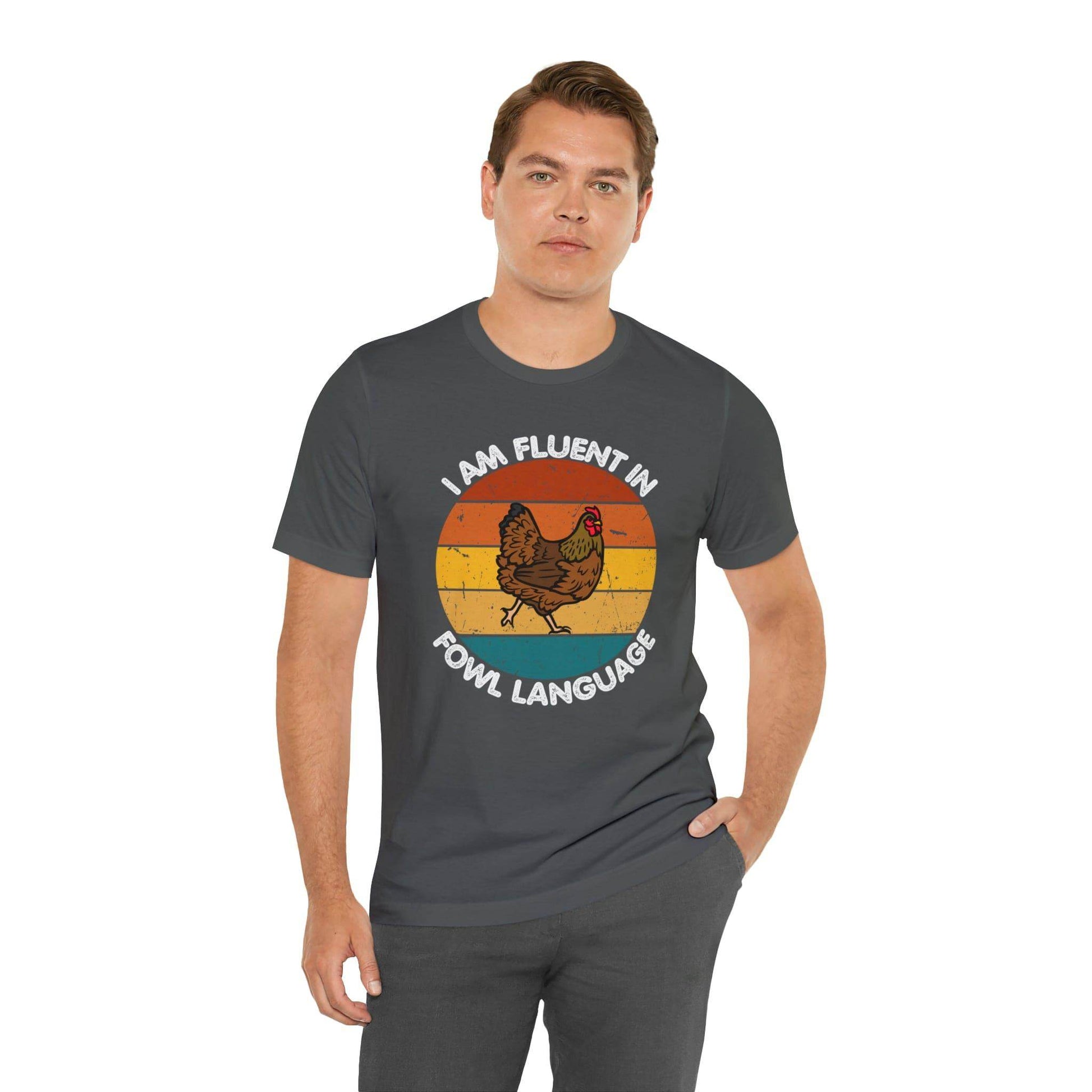Fluent in Fowl Language shirt, Chicken Shirt Chicken Tee Chicken Owner Gift - Gift For Chicken Lover gift - Giftsmojo